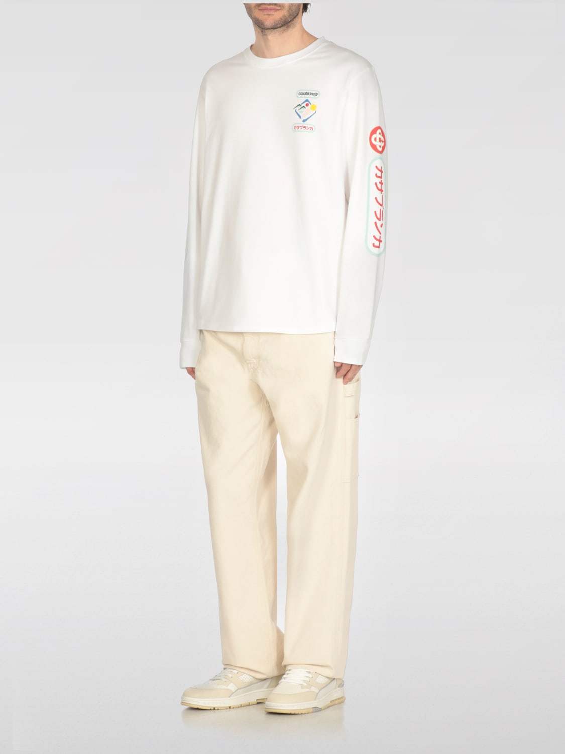 CASABLANCA T-SHIRT: T-shirt men Casablanca, White - Img 2