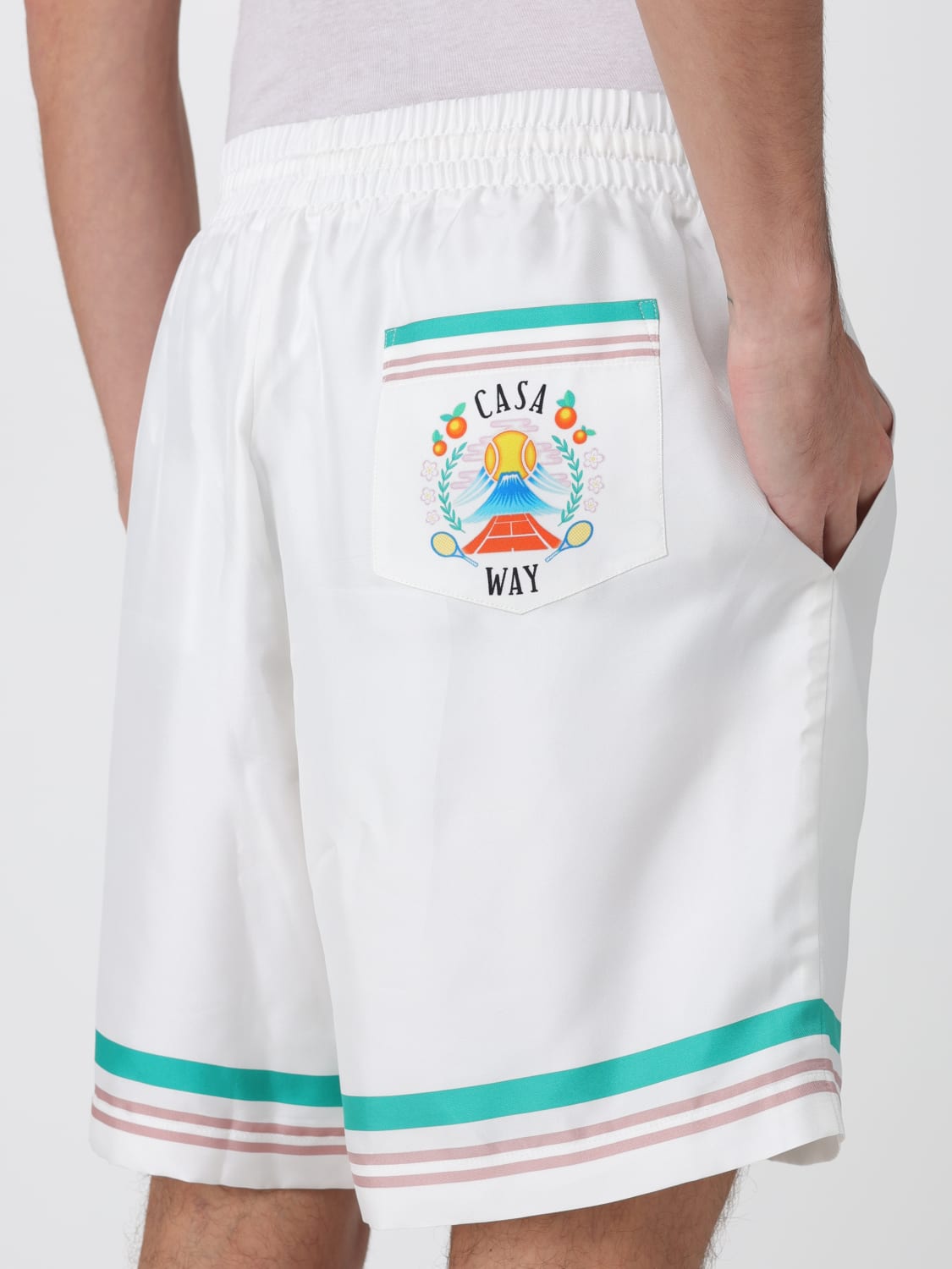 CASABLANCA SHORTS: Short men Casablanca, White - Img 4