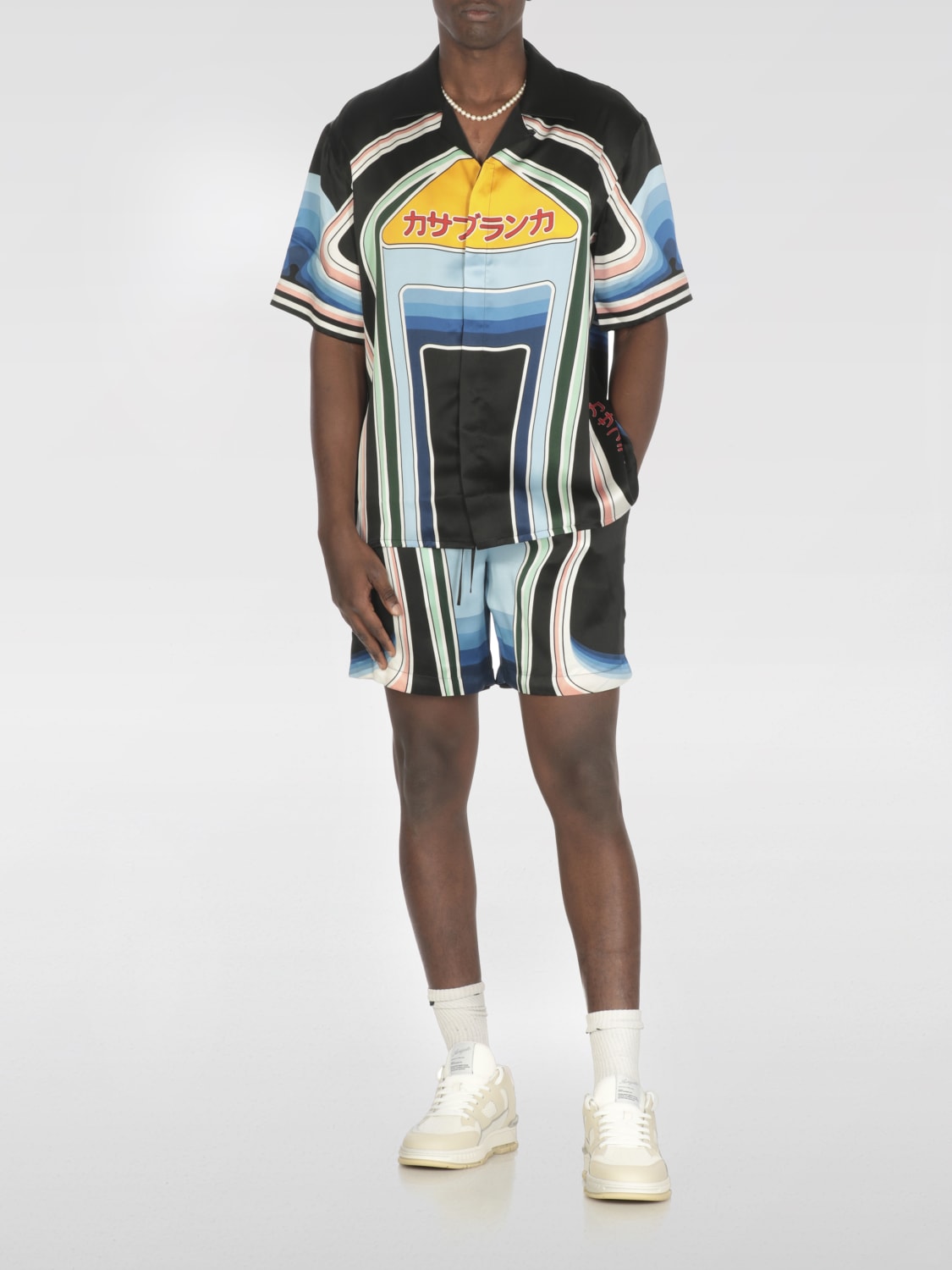 CASABLANCA SHORTS: Shorts herren Casablanca, Schwarz - Img 5