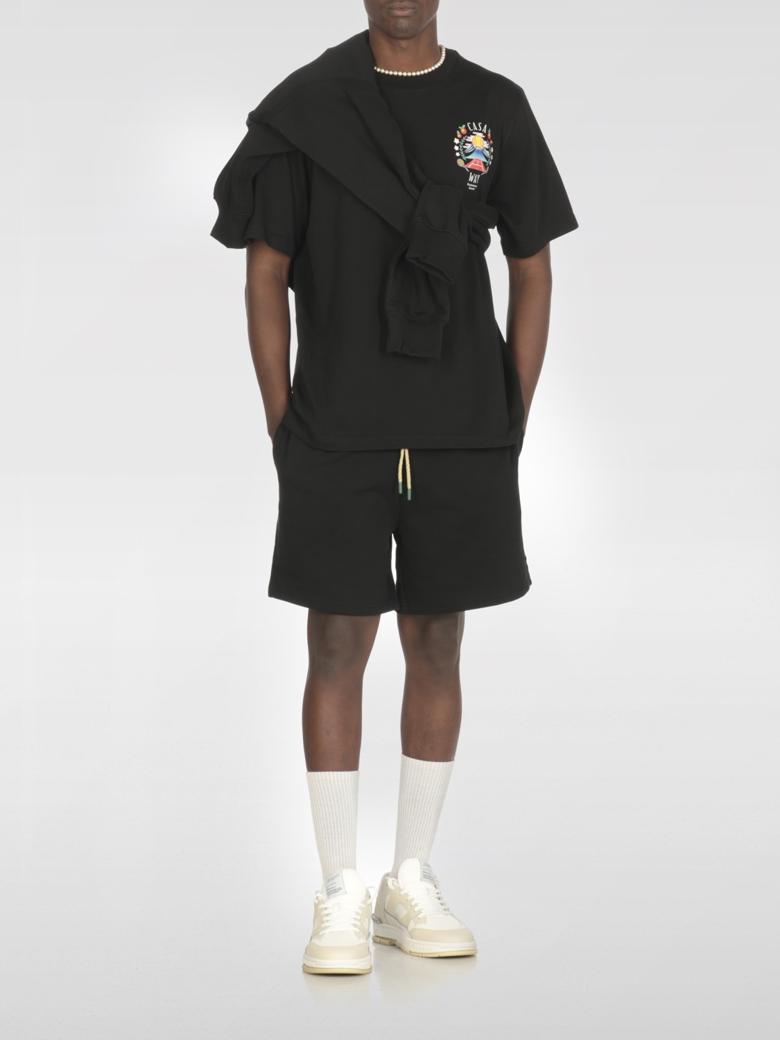 CASABLANCA 쇼츠: 쇼츠 남성 Casablanca, 블랙 - Img 2