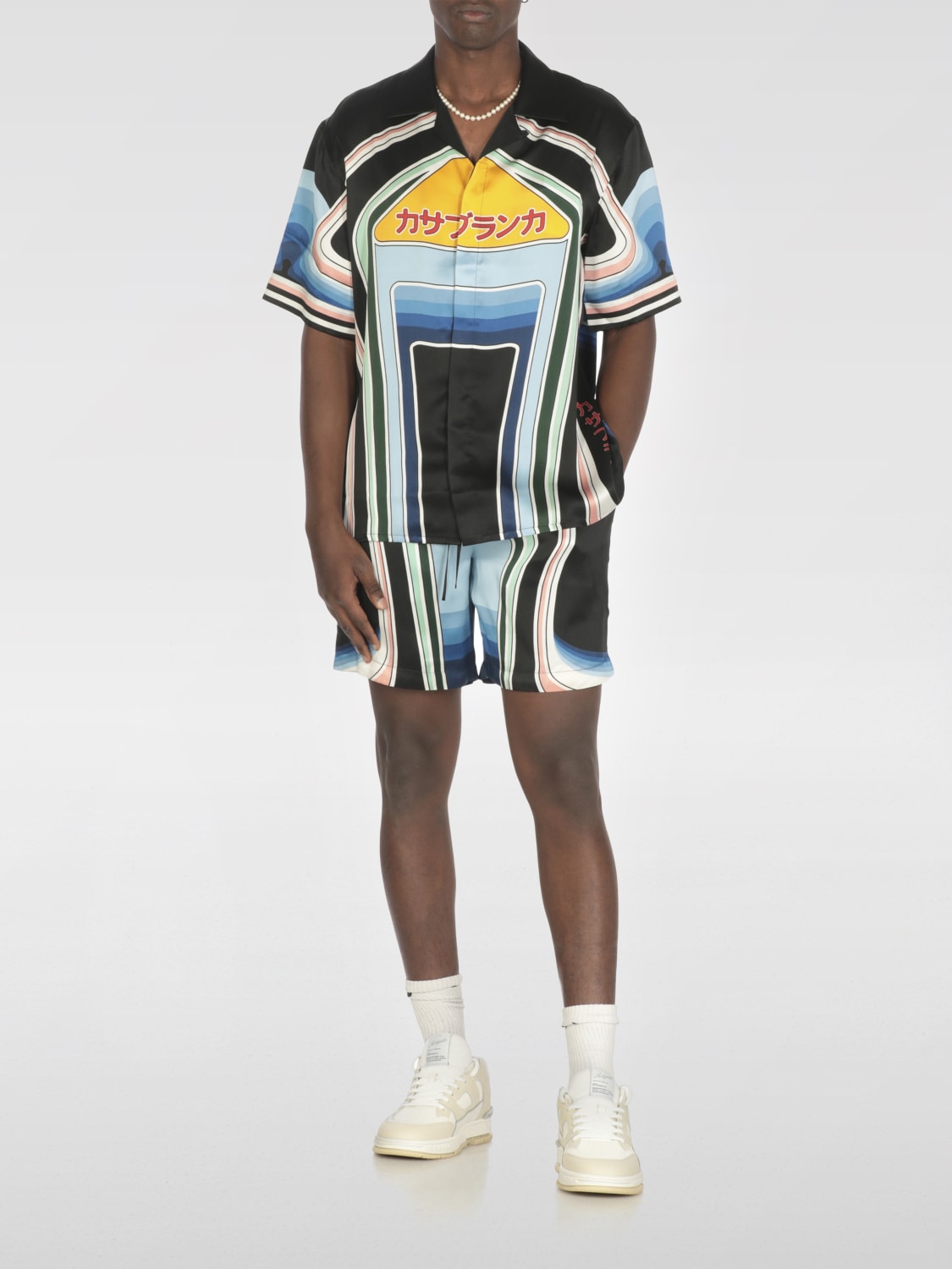 CASABLANCA SHIRT: Shirt men Casablanca, Black - Img 2