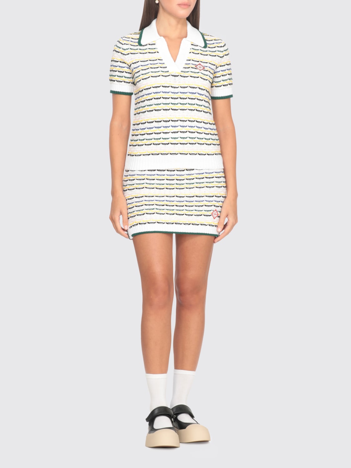 CASABLANCA POLO: Polo mujer Casablanca, Blanco - Img 2