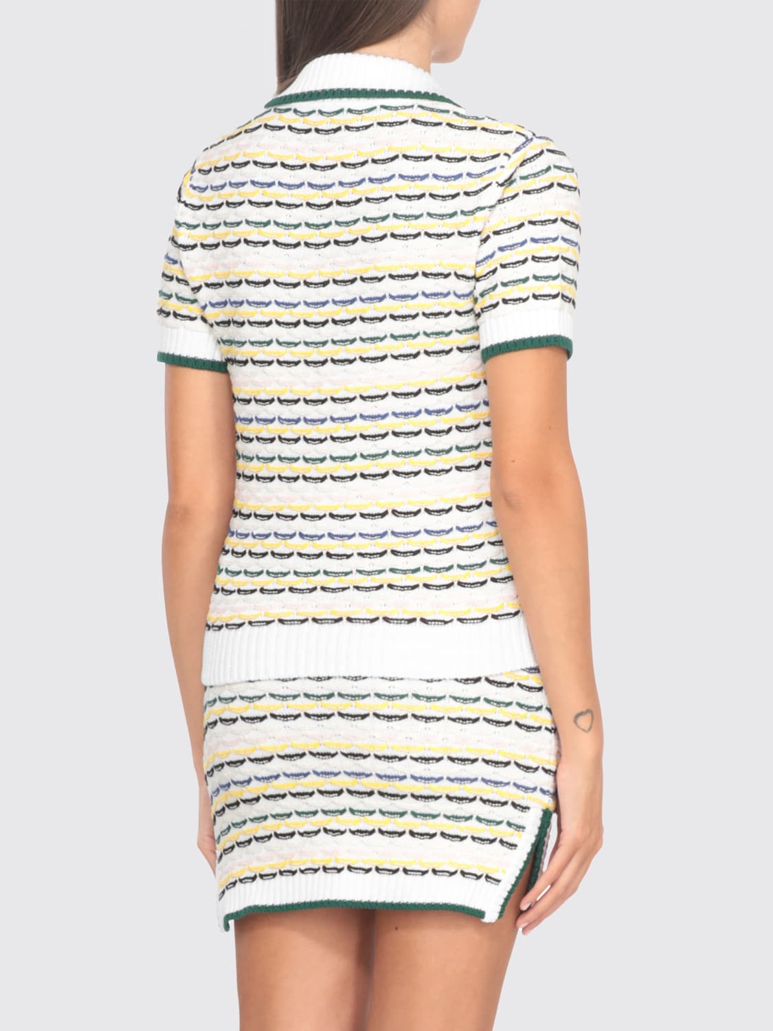 CASABLANCA POLO: Polo mujer Casablanca, Blanco - Img 3