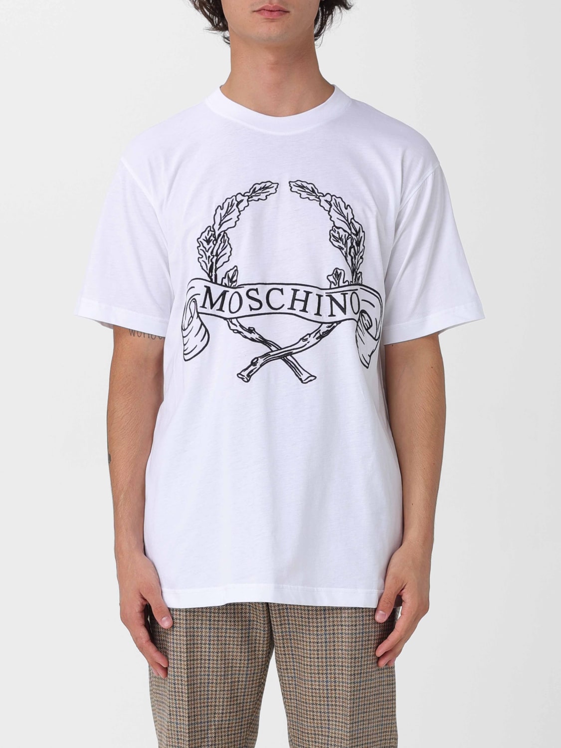 MOSCHINO COUTURE T-SHIRT: T-shirt men Moschino Couture, White - Img 1