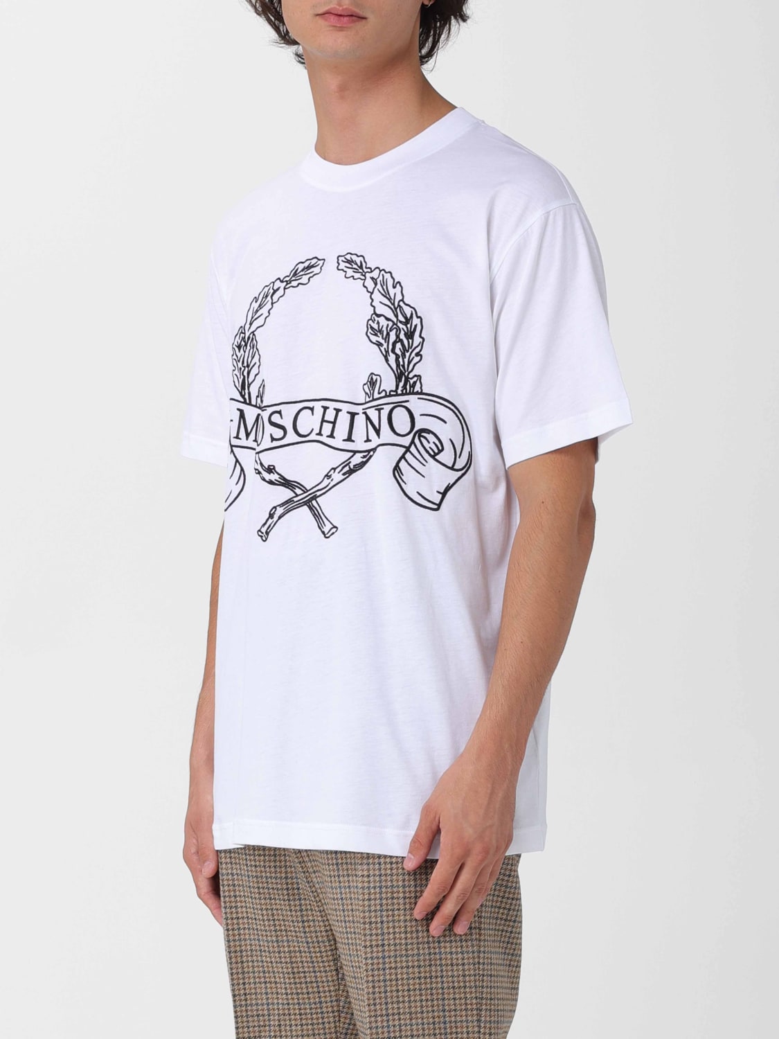 MOSCHINO COUTURE T-SHIRT: T-shirt men Moschino Couture, White - Img 4