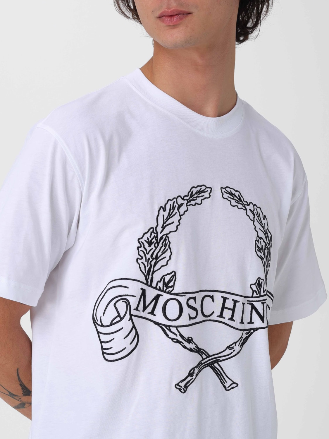 MOSCHINO COUTURE T-SHIRT: T-shirt men Moschino Couture, White - Img 5