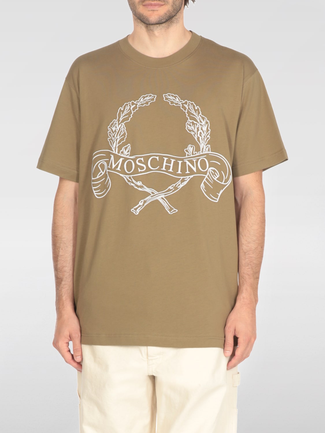MOSCHINO COUTURE T-SHIRT: T-shirt men Moschino Couture, Green - Img 1