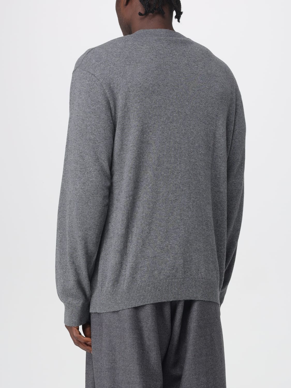 MOSCHINO COUTURE 毛衣: 毛衣 男士 Moschino Couture, 灰色 - Img 3