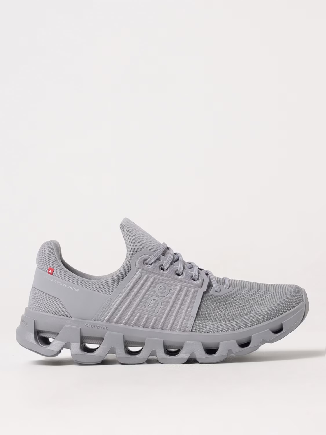 ON RUNNING SNEAKERS: Shoes men On, Silver - Img 1