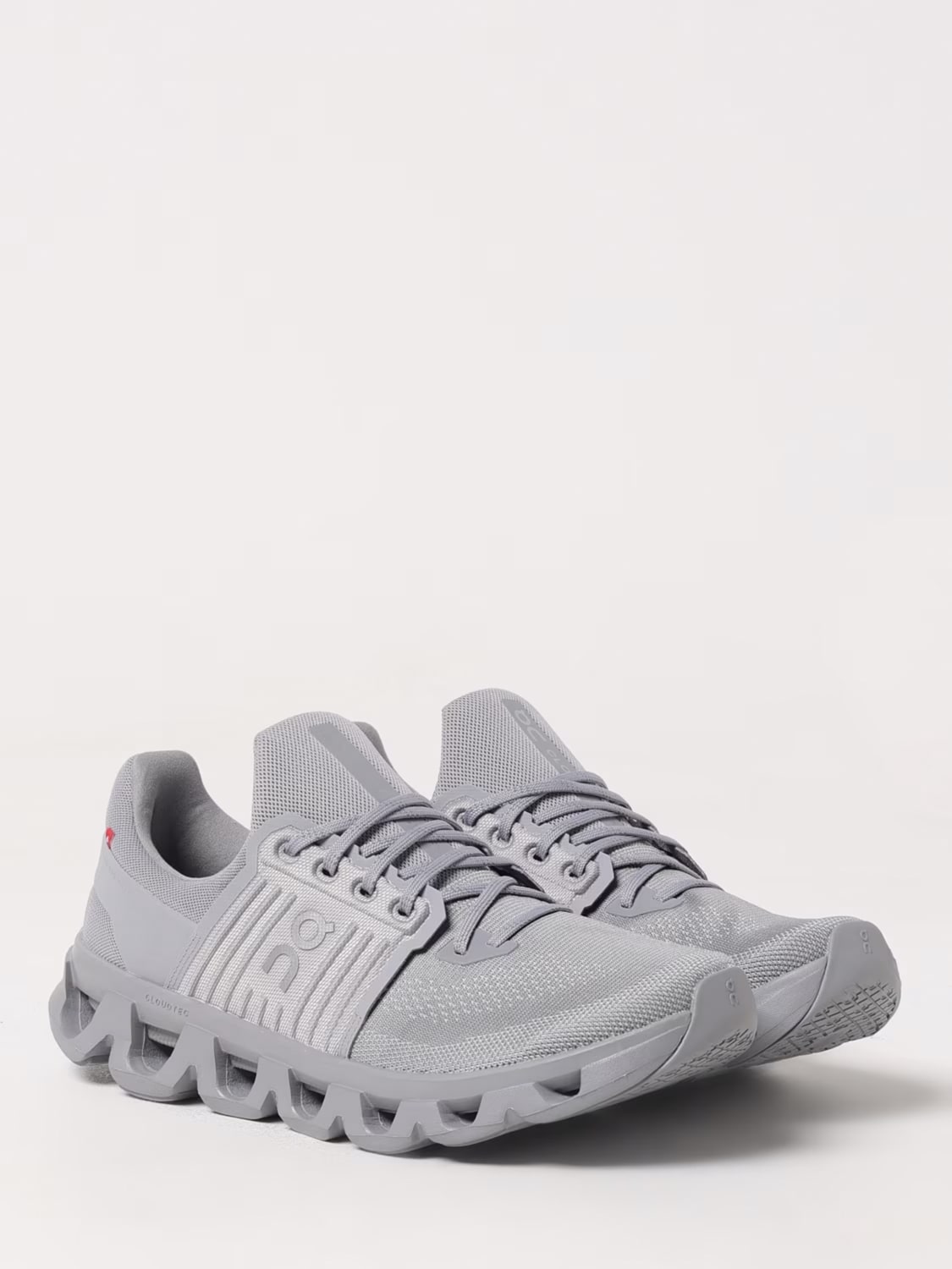 ON RUNNING SNEAKERS: Shoes men On, Silver - Img 2