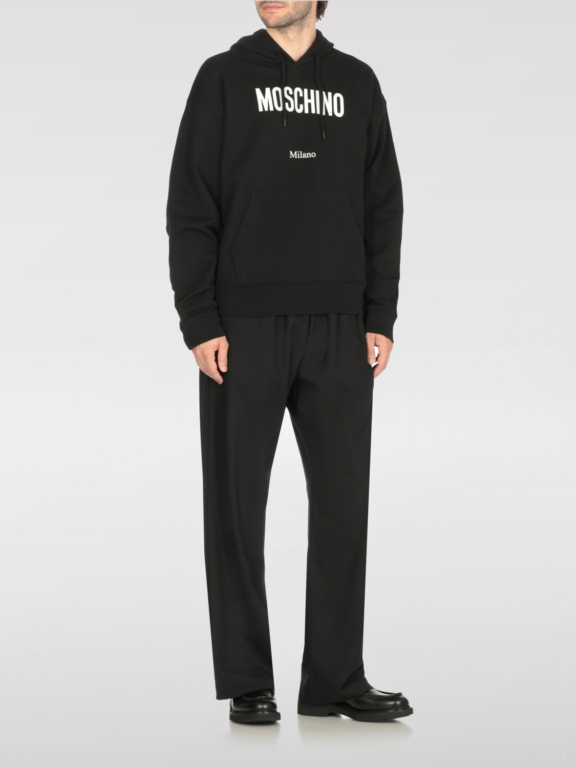 MOSCHINO COUTURE SWEATSHIRT: Sweater men Moschino Couture, Black - Img 2