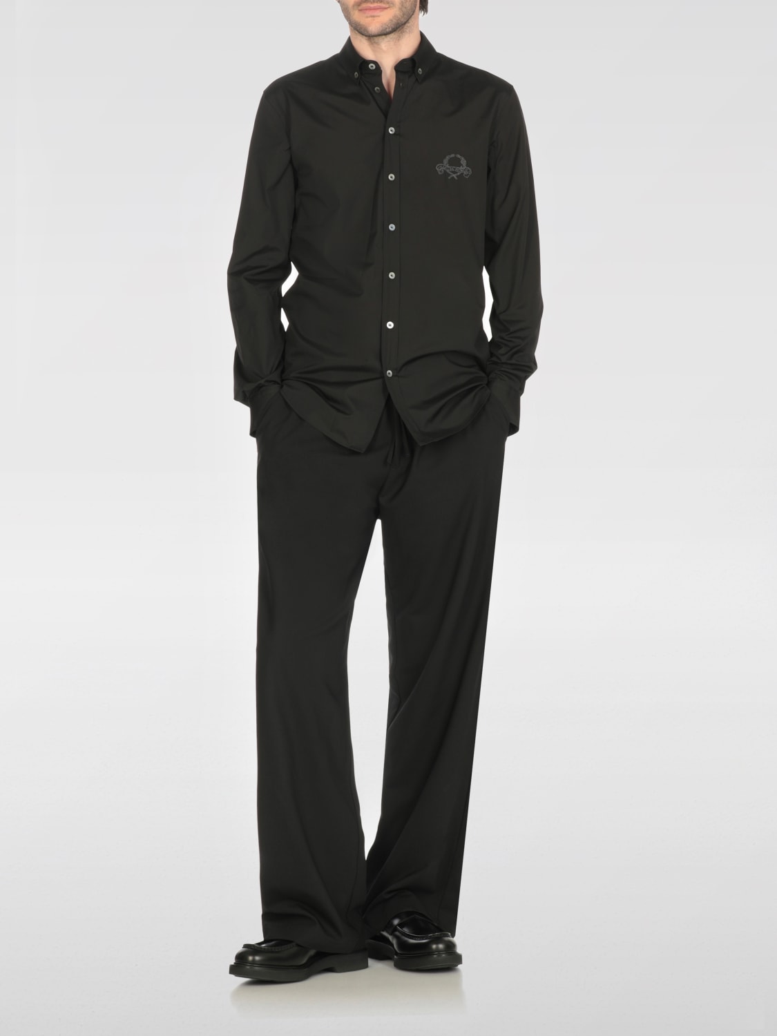 MOSCHINO COUTURE HEMD: Hemd herren Moschino Couture, Schwarz - Img 2