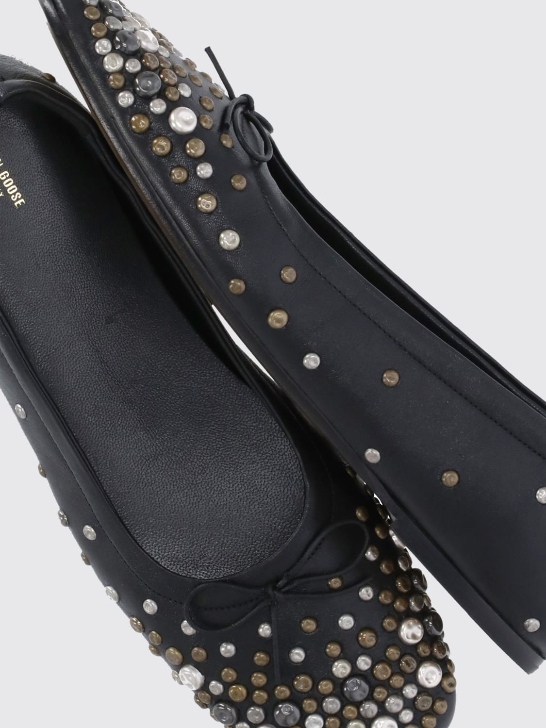 GOLDEN GOOSE BALLERINAS: Schuhe damen Golden Goose, Schwarz - Img 4