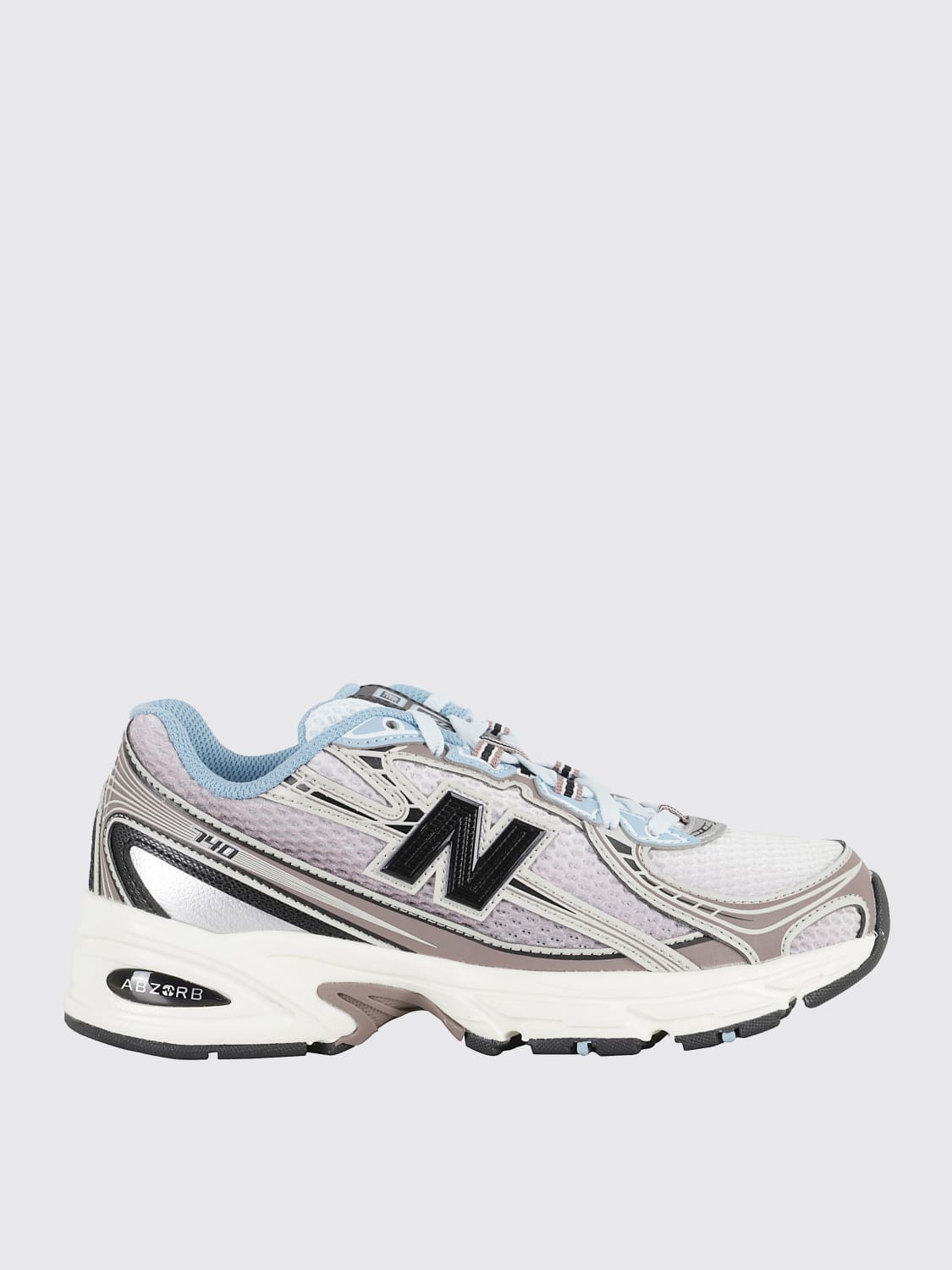 NEW BALANCE SNEAKERS: Sneakers 740 New Balance in mesh e pelle sintetica , Bianco - Img 1