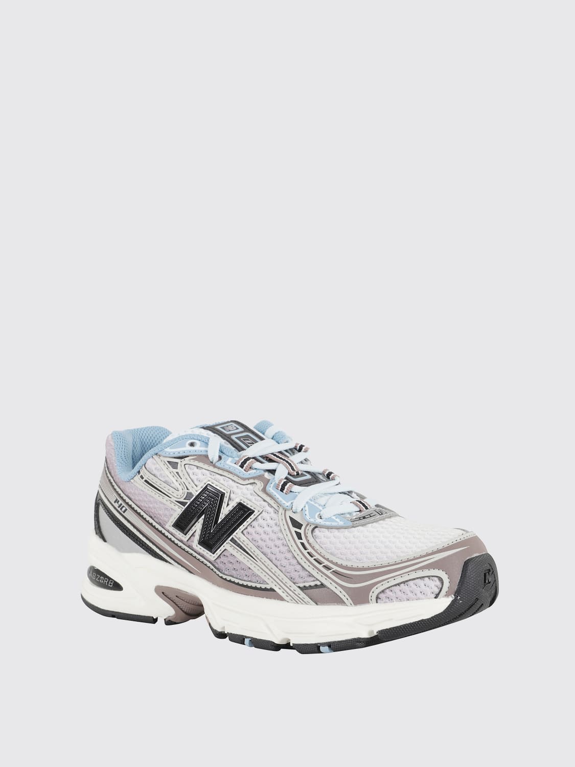 NEW BALANCE SNEAKERS: Sneakers 740 New Balance in mesh e pelle sintetica , Bianco - Img 2