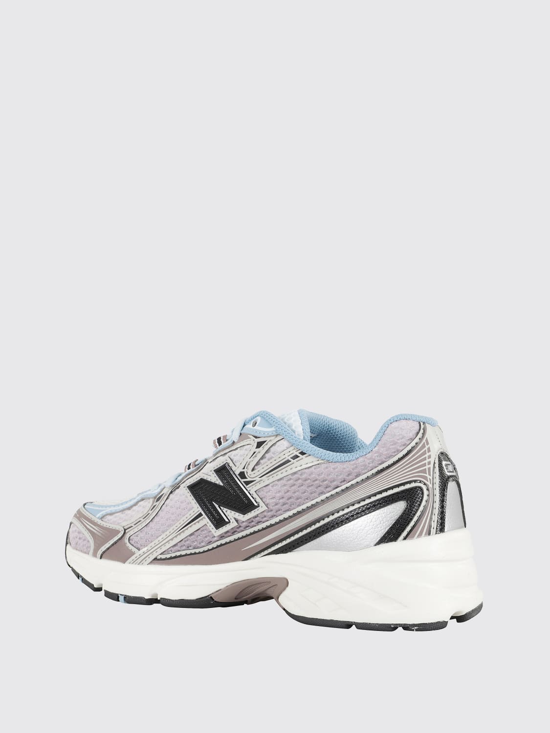 NEW BALANCE SNEAKERS: Sneakers 740 New Balance in mesh e pelle sintetica , Bianco - Img 3