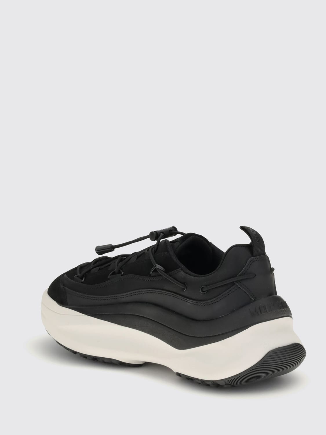 MOON BOOT SNEAKERS: Sneakers Moon247 XLace Moon Boot in camoscio e mesh , Nero - Img 3