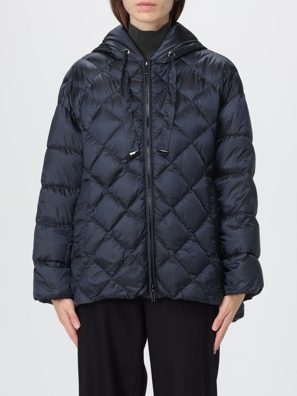 MAX MARA THE CUBE CHAQUETA: Camisa mujer Max Mara The Cube, Azul Oscuro - Img 1