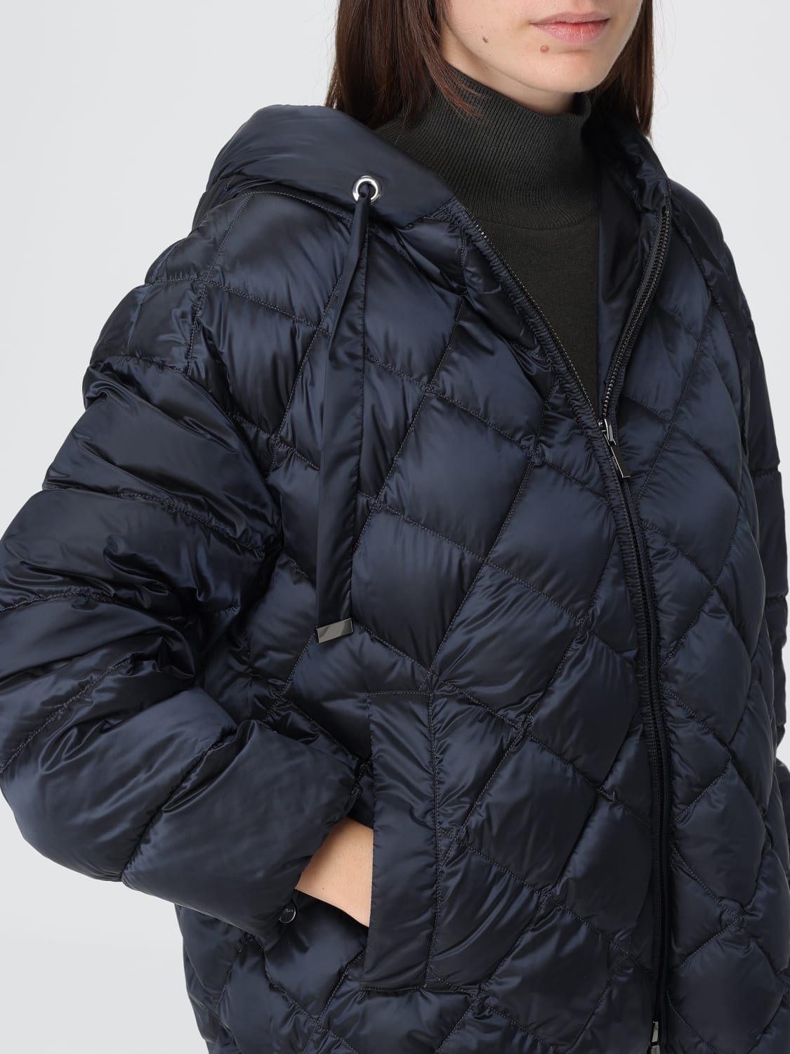 MAX MARA THE CUBE CHAQUETA: Camisa mujer Max Mara The Cube, Azul Oscuro - Img 4