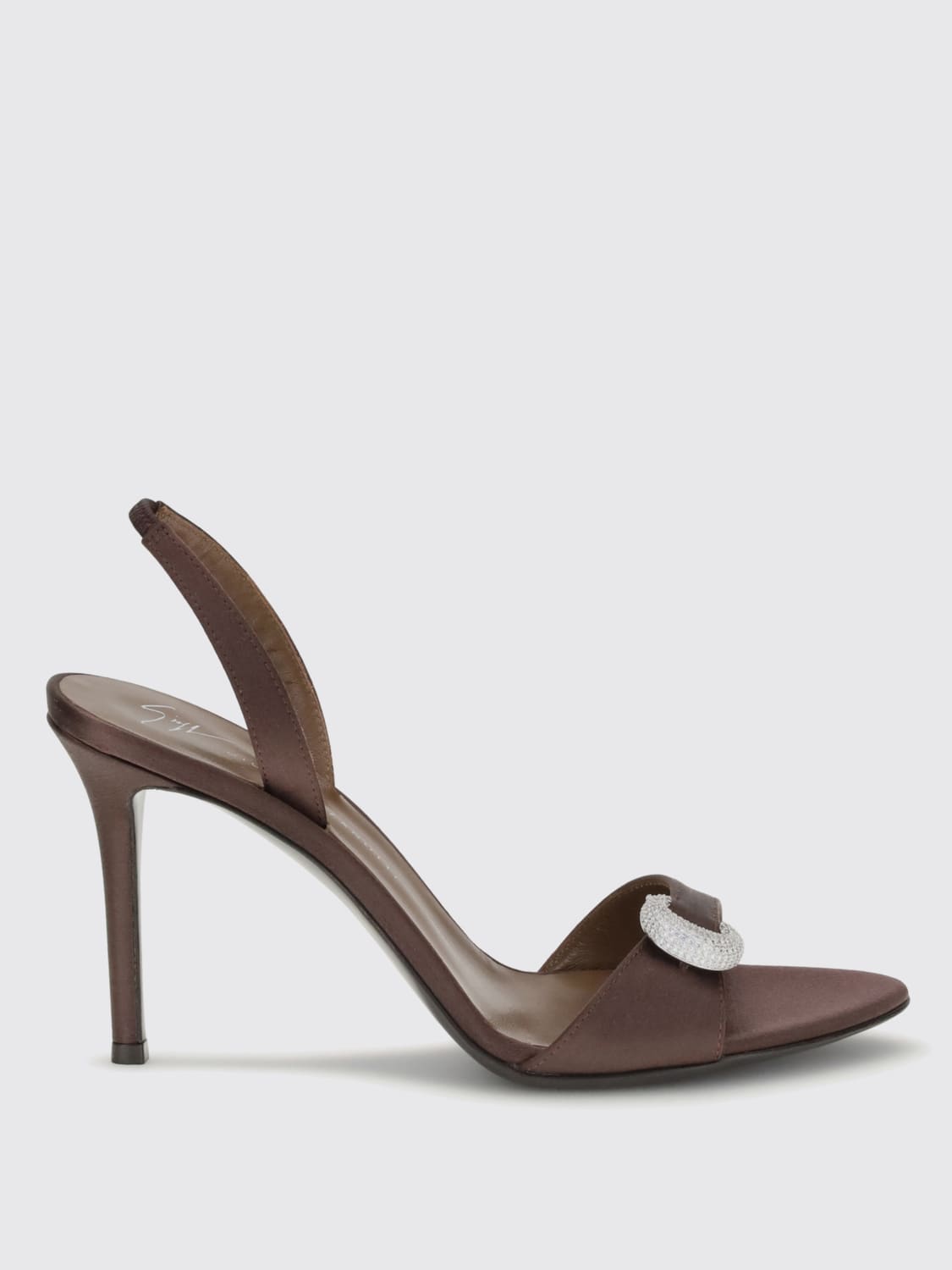 GIUSEPPE ZANOTTI HEELED SANDAL: Shoes woman Giuseppe Zanotti, Brown - Img 1