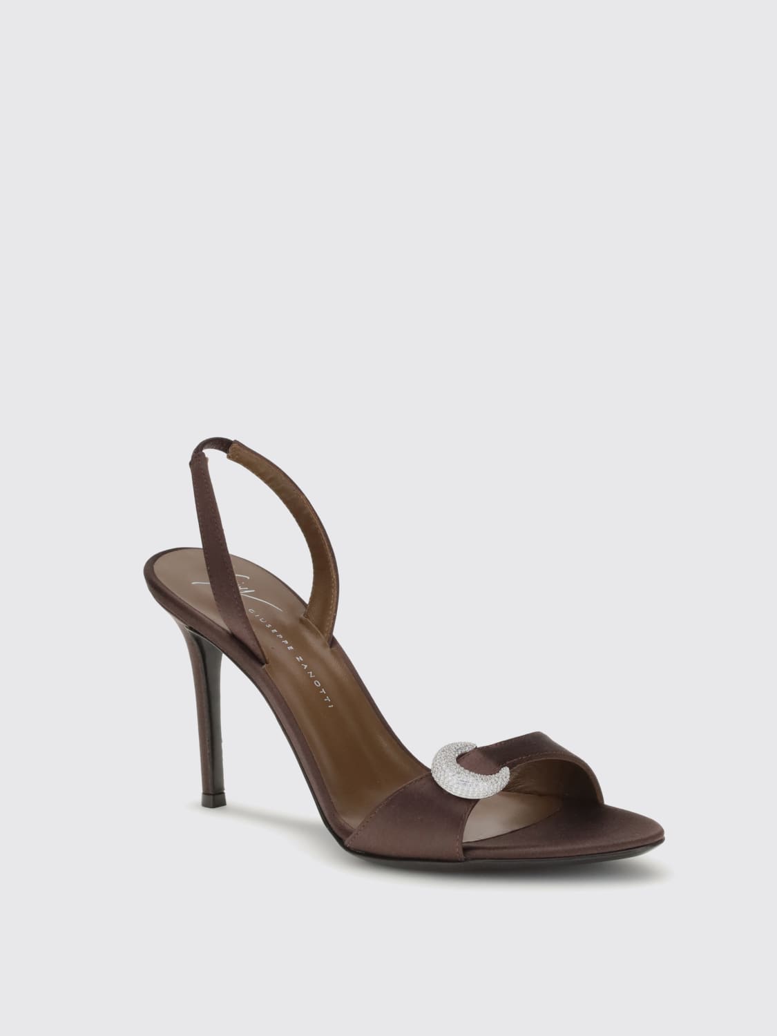 GIUSEPPE ZANOTTI HEELED SANDAL: Shoes woman Giuseppe Zanotti, Brown - Img 2