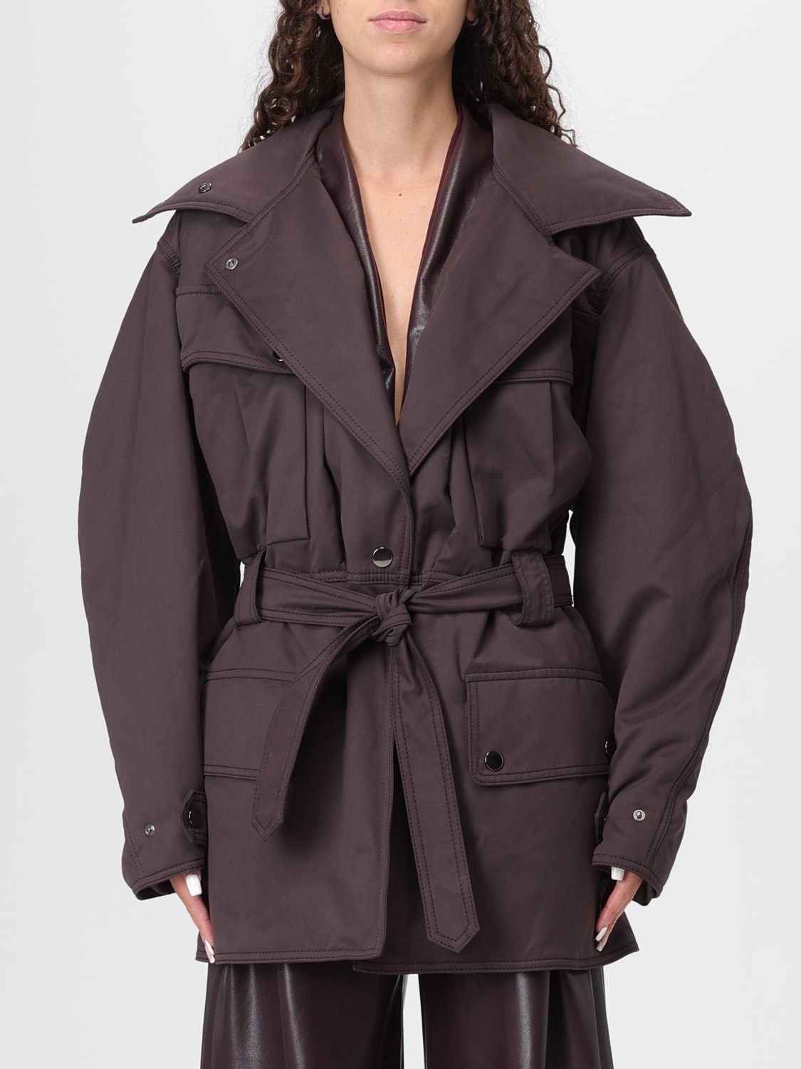 THE ANDAMANE 外套: 外套 女士 Andamane, 棕色 - Img 1