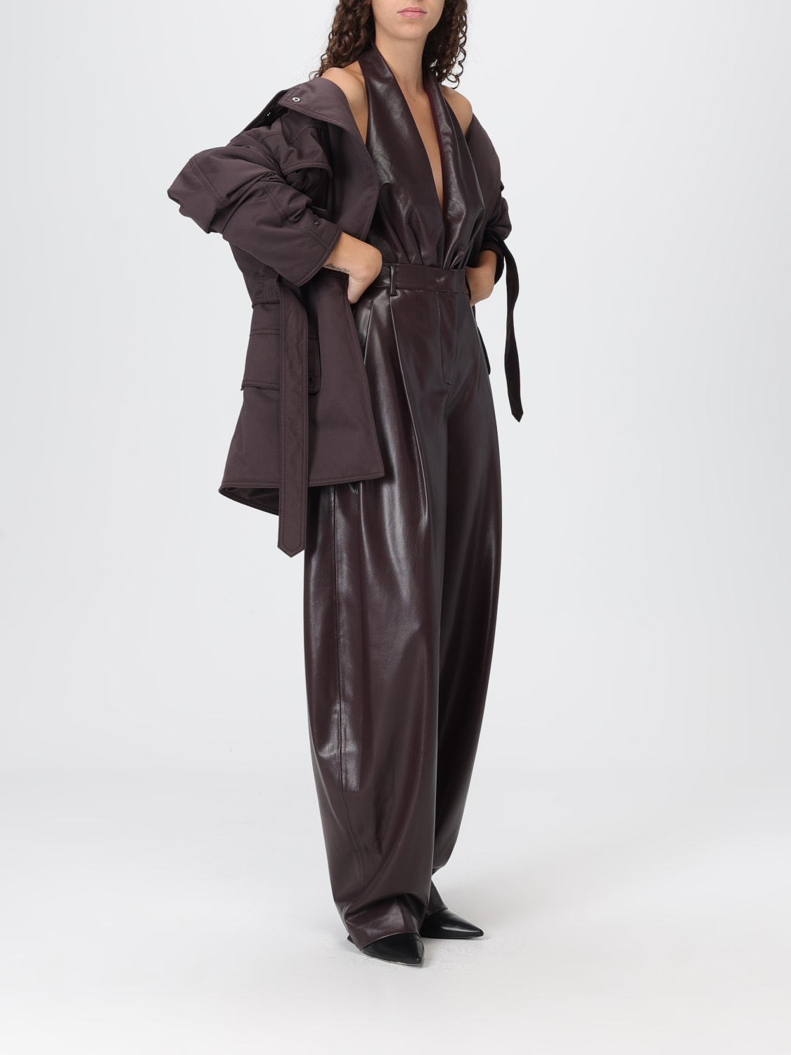 THE ANDAMANE 外套: 外套 女士 Andamane, 棕色 - Img 2