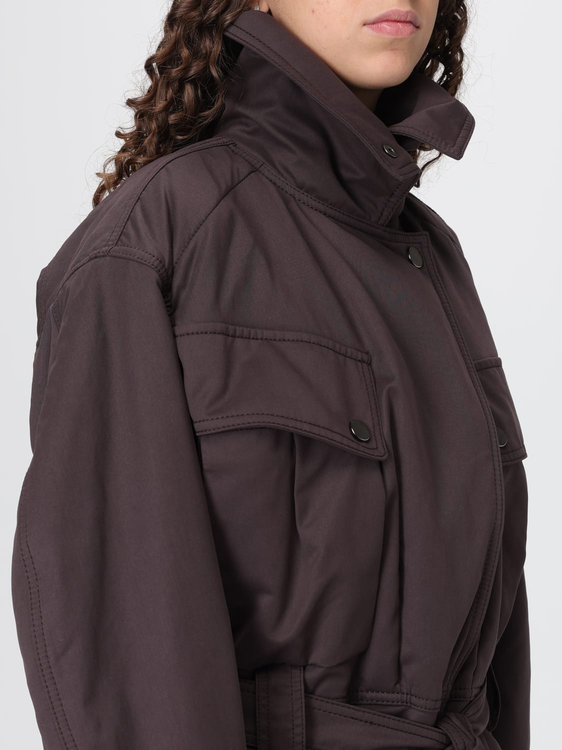 THE ANDAMANE 外套: 外套 女士 Andamane, 棕色 - Img 5