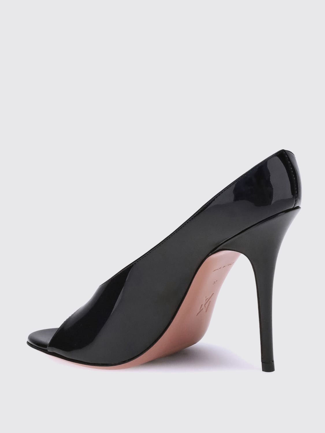 AMINA MUADDI HEELED SANDAL: Shoes woman Amina Muaddi, Black - Img 3