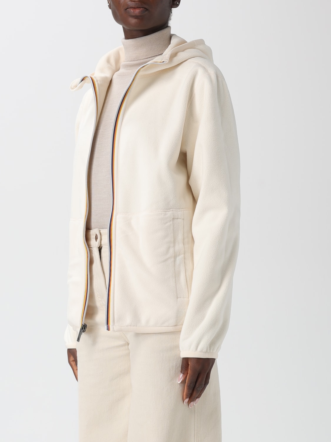 K-WAY JACKE: Jacke damen K-way, Weiß - Img 3