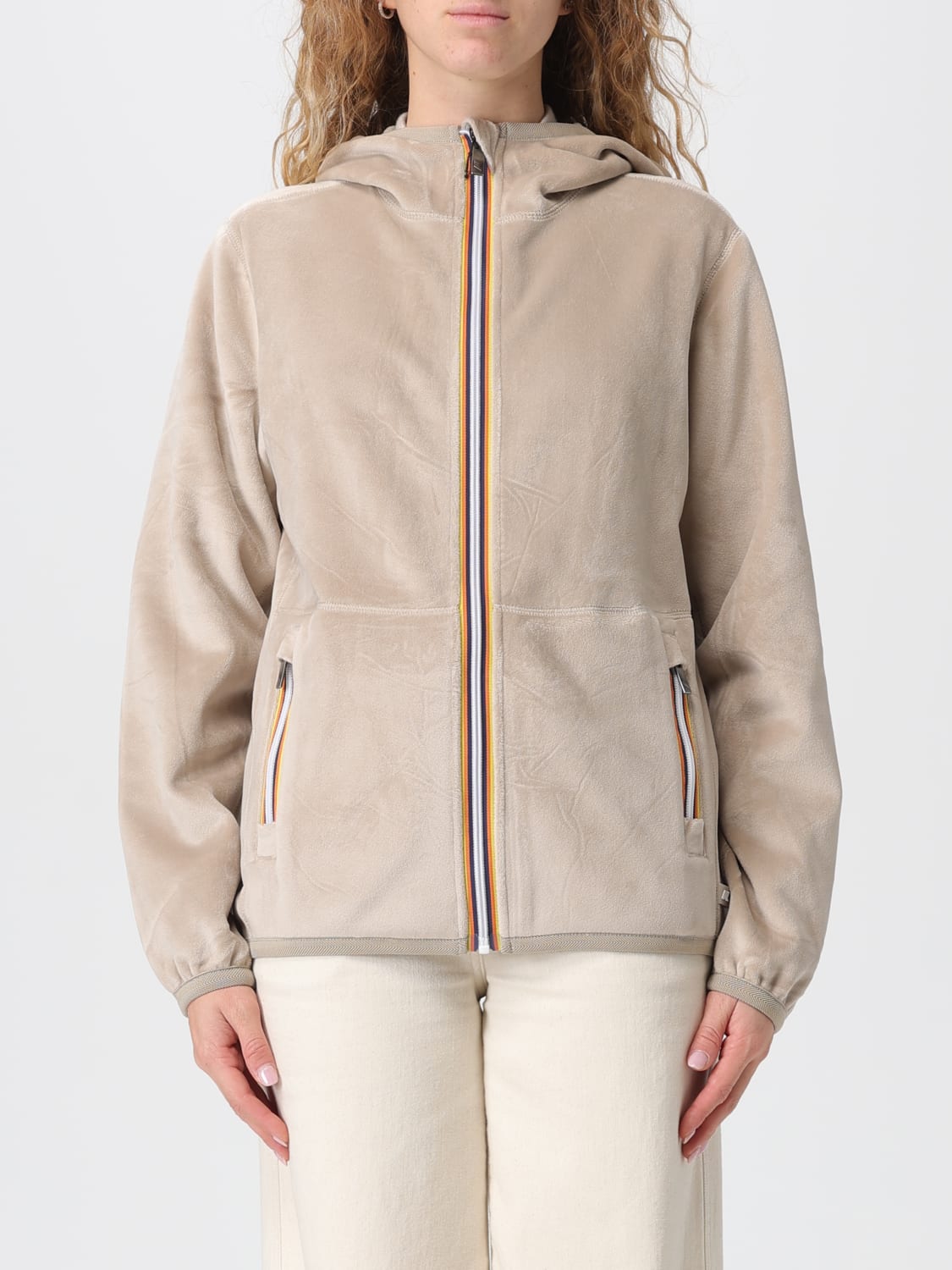 K-WAY JACKET: Jacket woman K-way, Beige - Img 1
