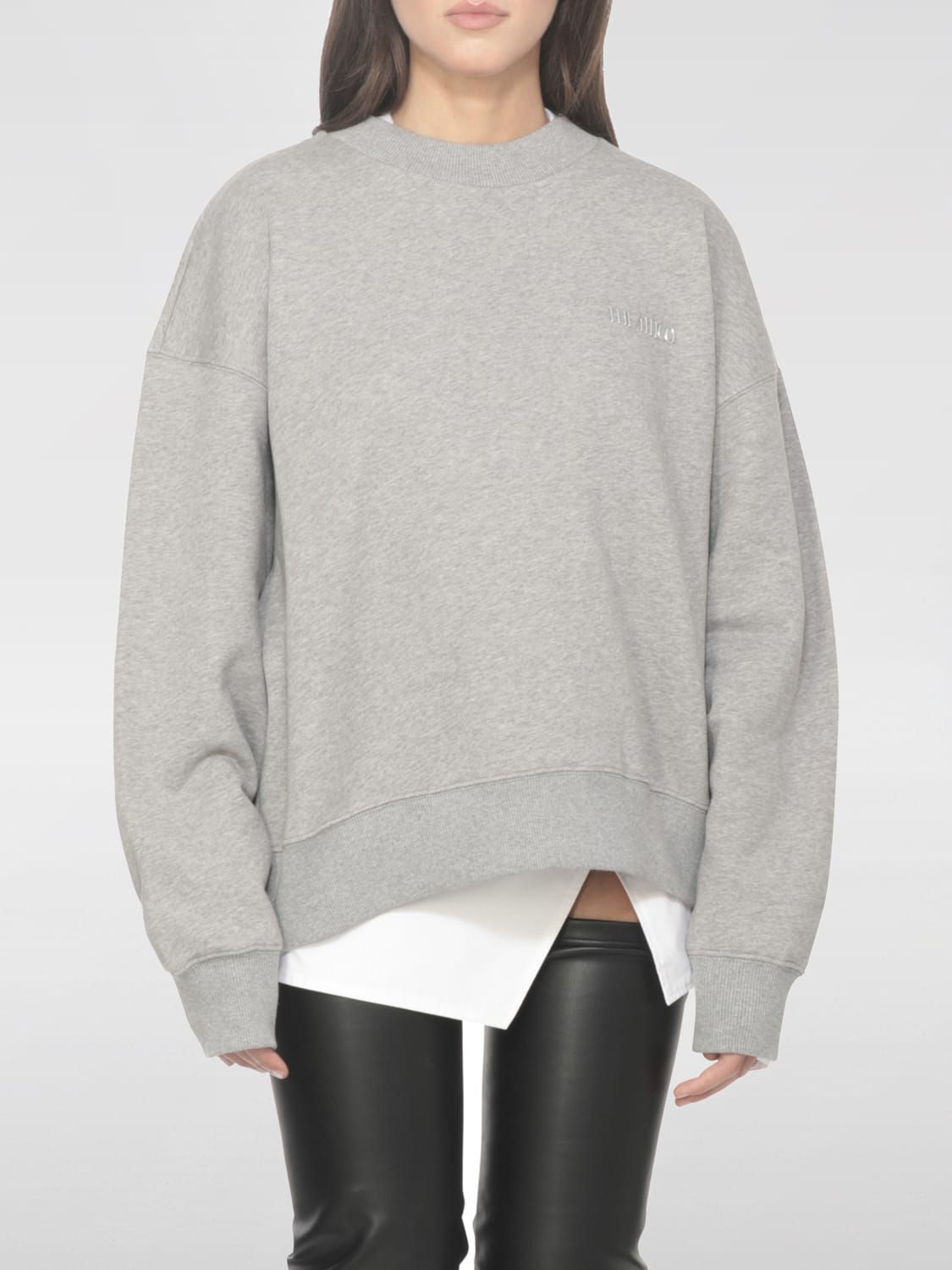 THE ATTICO SWEATSHIRT: Sweater woman The Attico, Grey - Img 1