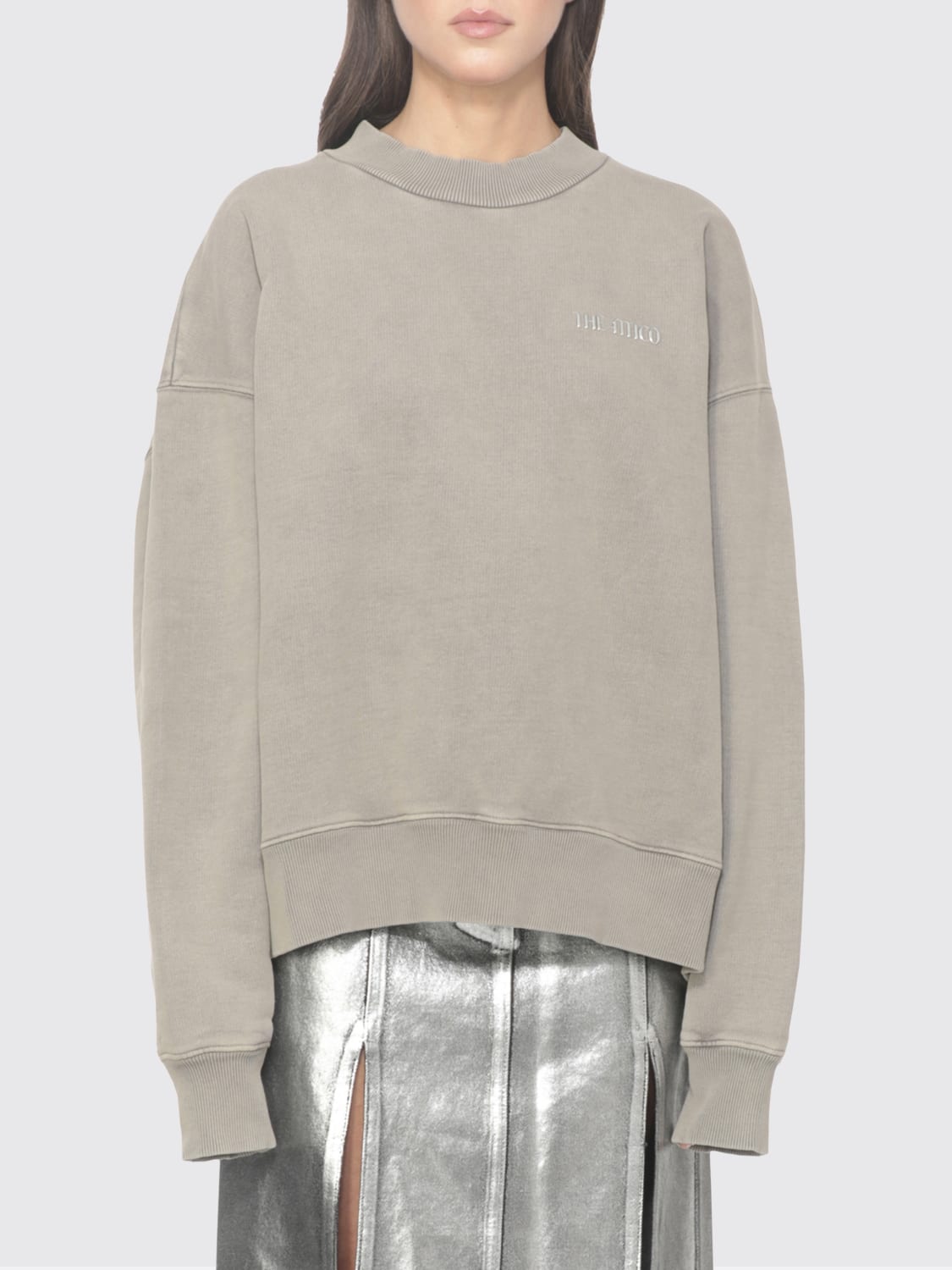 THE ATTICO SWEATSHIRT: Sweater woman The Attico, Grey - Img 1