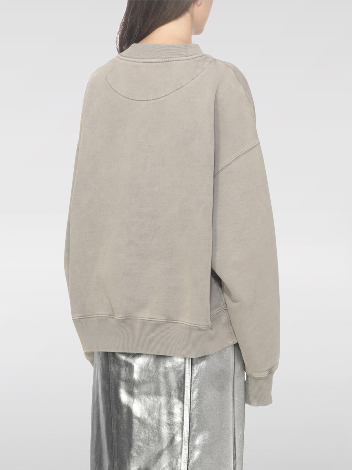 THE ATTICO SWEATSHIRT: Sweater woman The Attico, Grey - Img 3