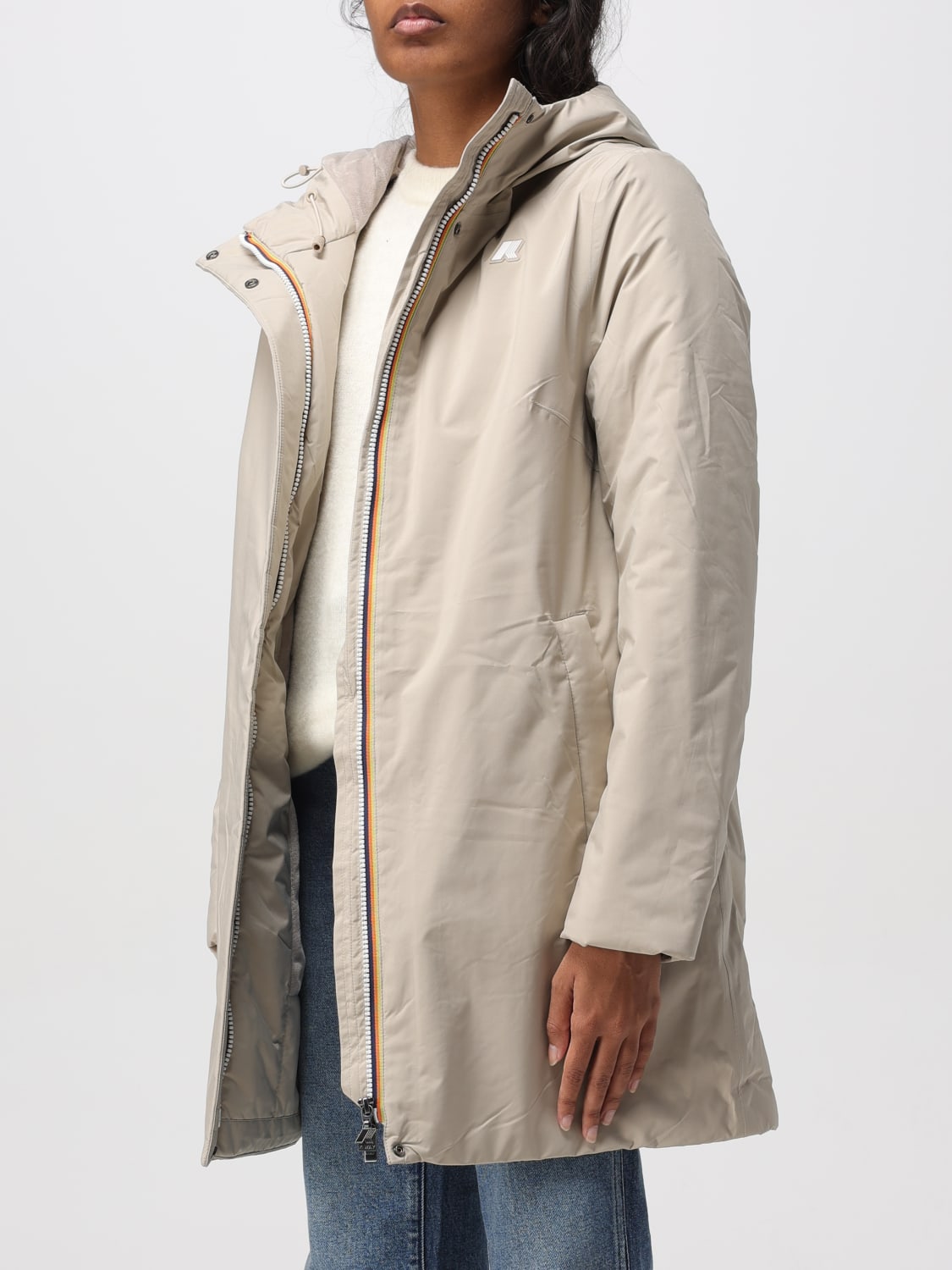 K-WAY JACKET: Jacket woman K-way, Beige - Img 3