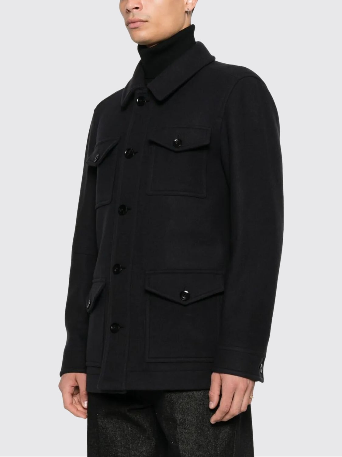 TOM FORD COAT: Coat men Tom Ford, Navy - Img 2
