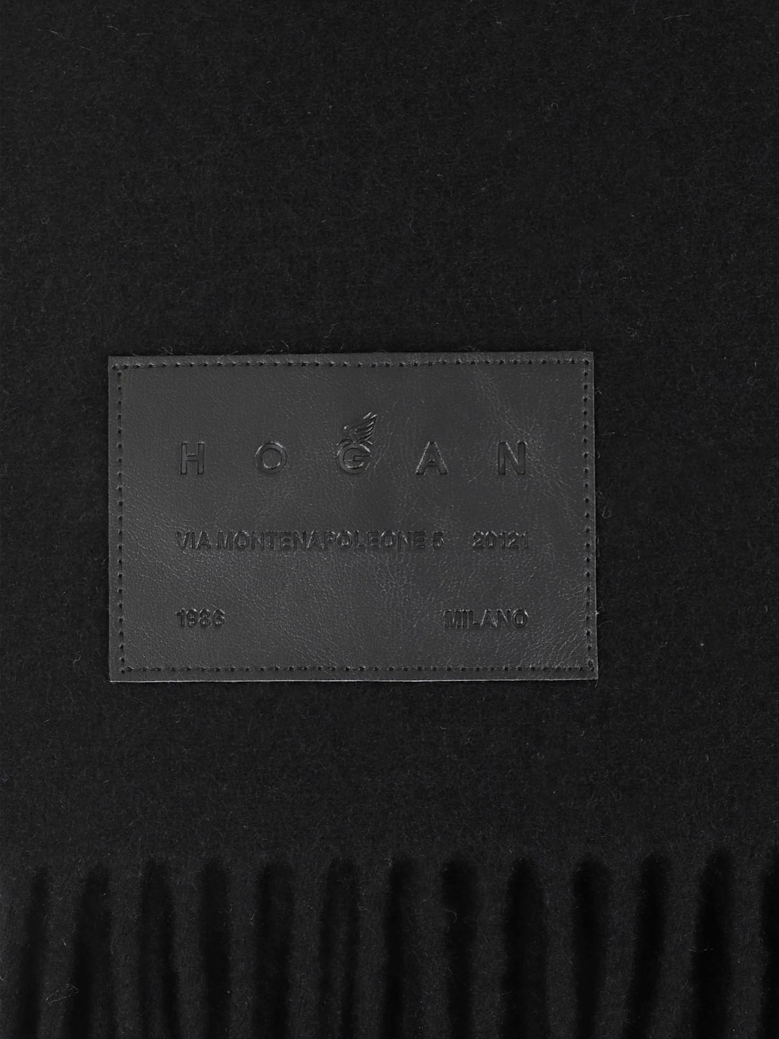 HOGAN SCARF: Scarf men Hogan, Black - Img 2