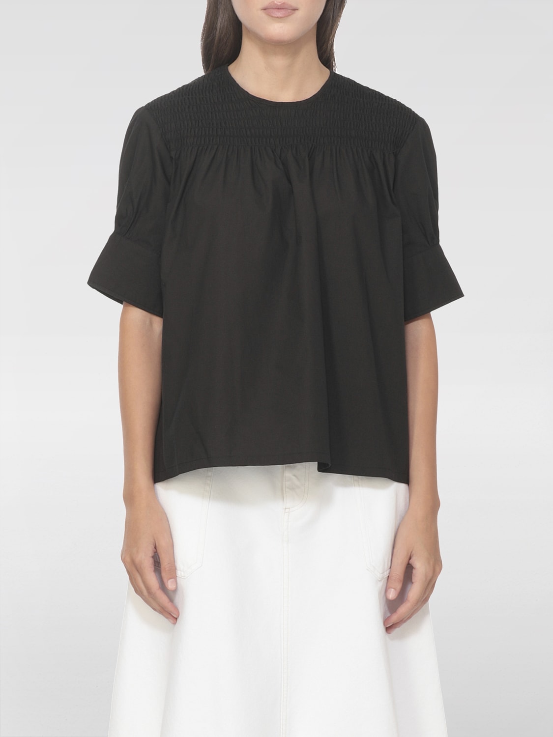 A.P.C. TOP: Chemise femme A.P.C., Noir - Img 1