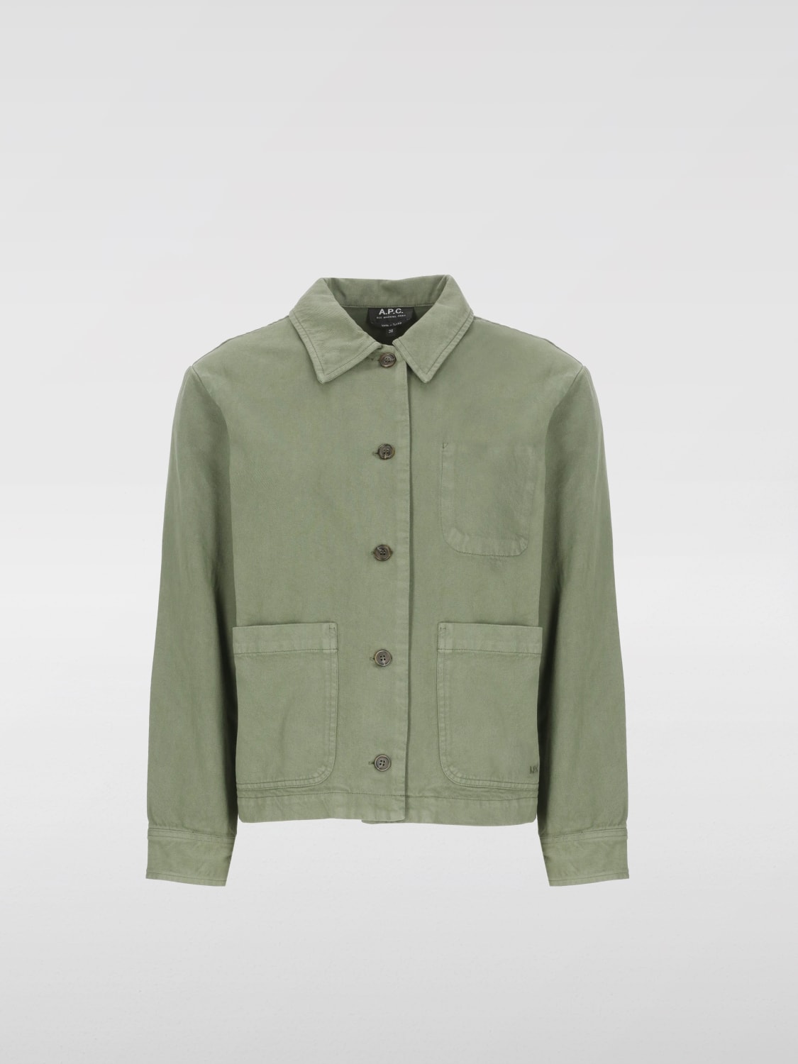 A.P.C. CAMISA: Camisa mujer A.P.C., Verde - Img 5