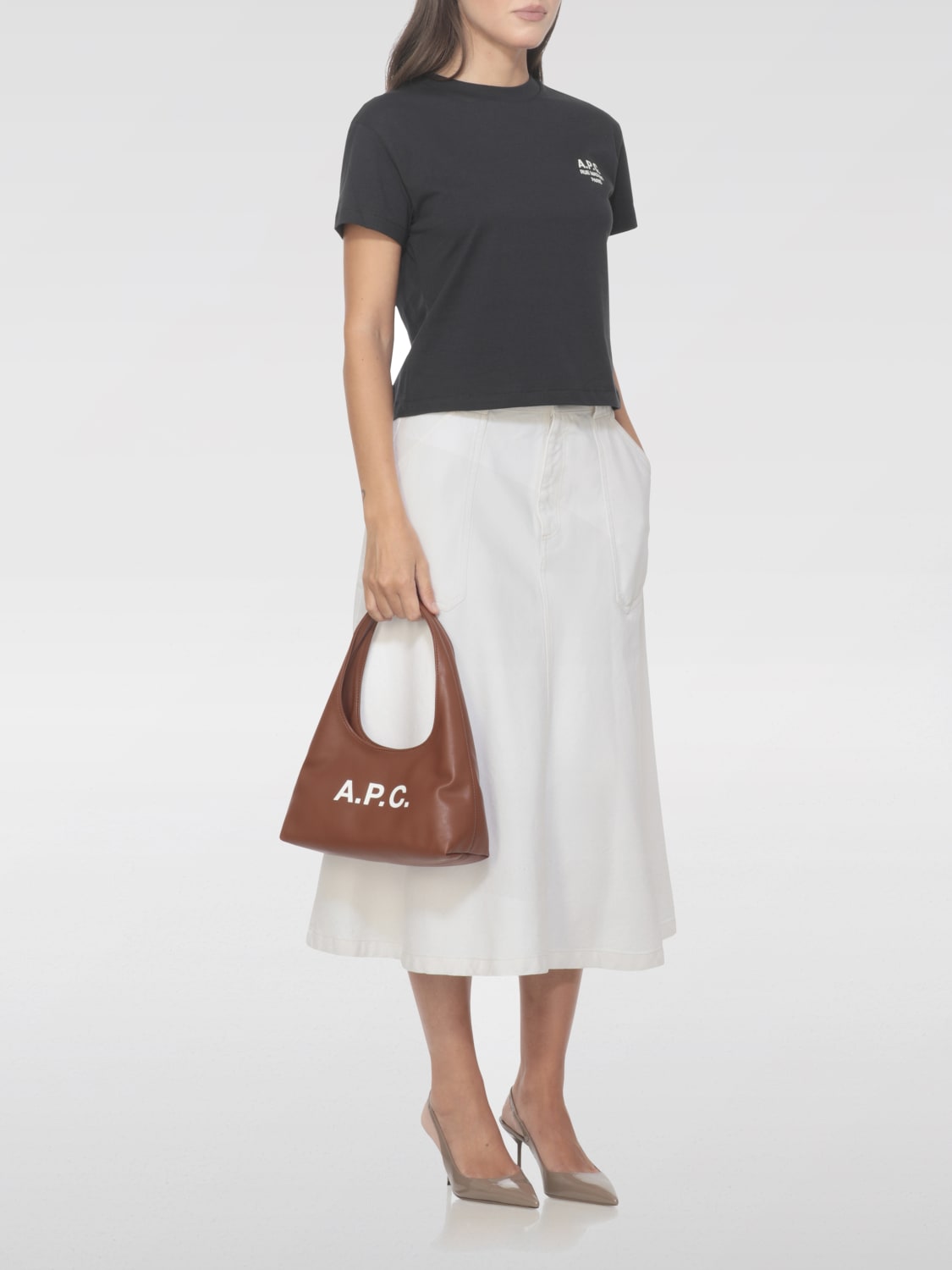 A.P.C. T-SHIRT: T-shirt damen A.P.C., Blau - Img 2