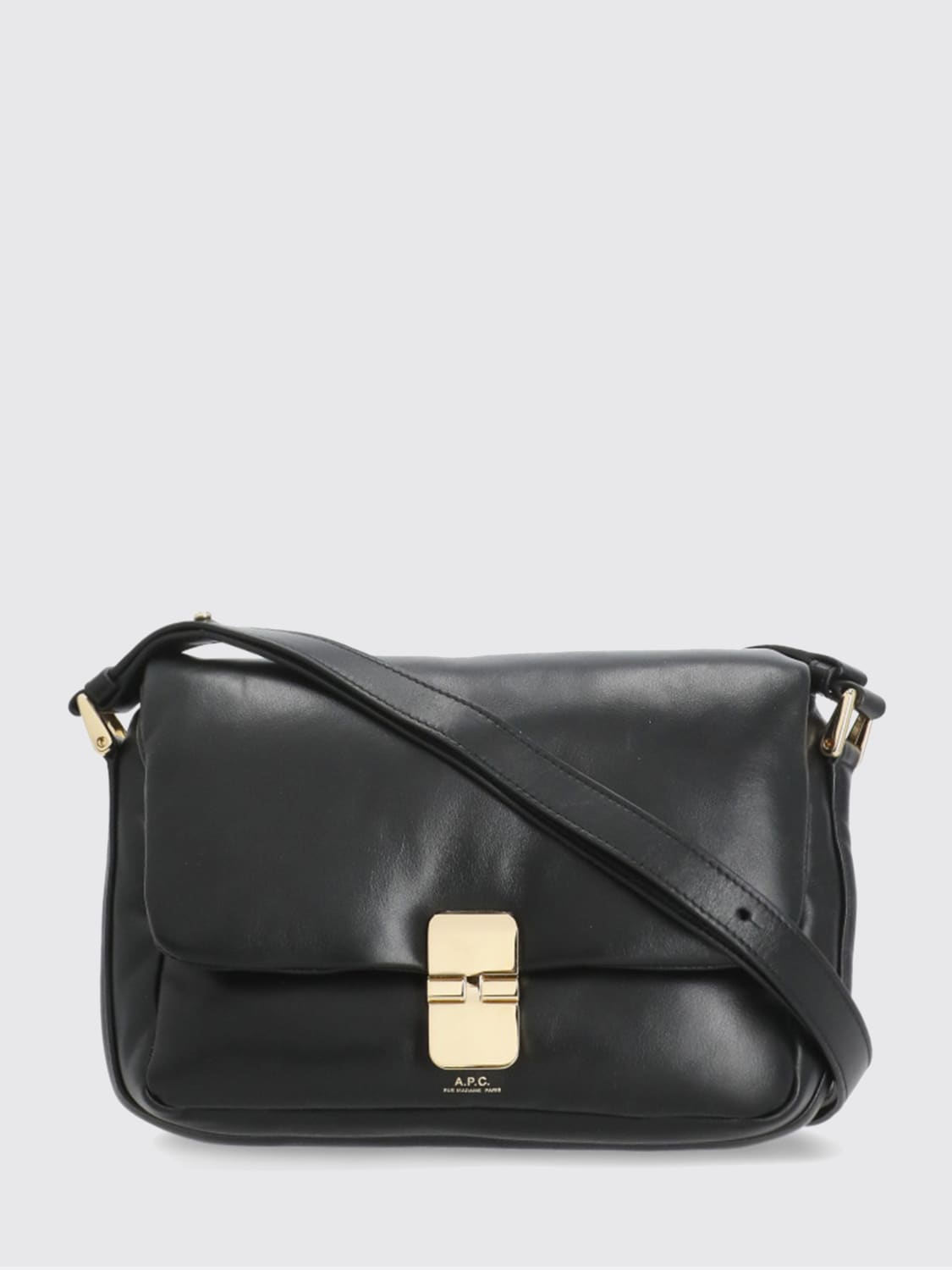 A.P.C. CROSSBODY BAG: Shoulder bag woman A.P.C., Black - Img 1