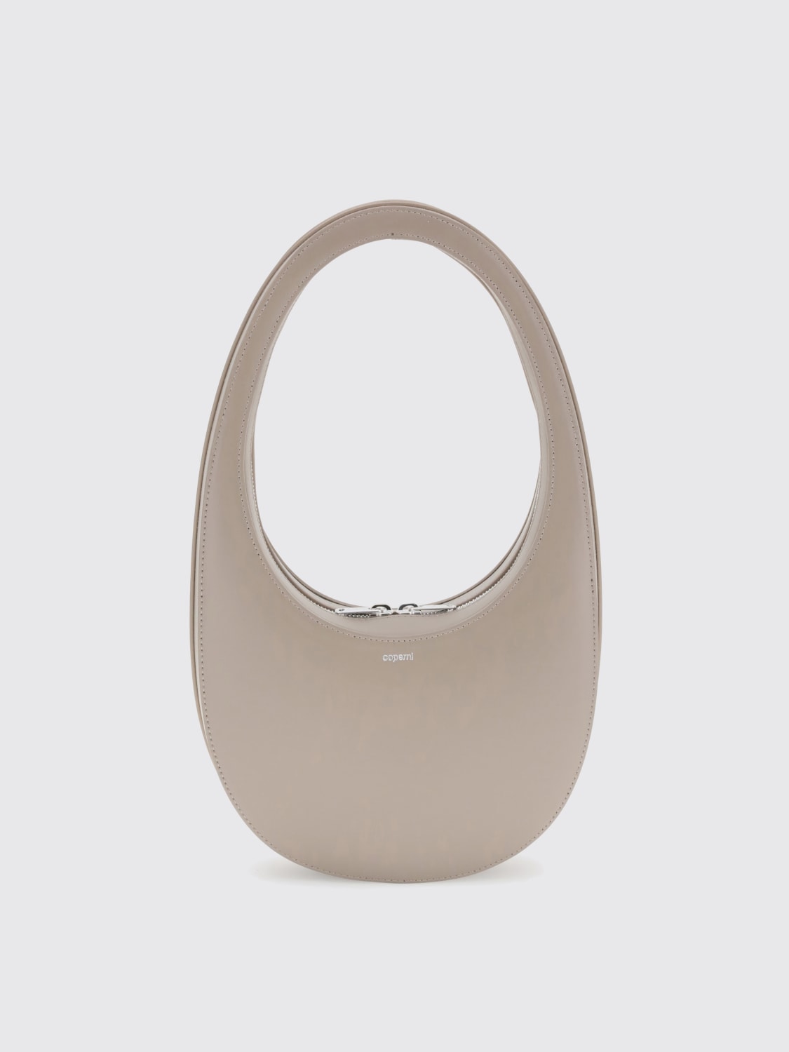 COPERNI BORSA A MANO: Borsa Swipe Coperni in pelle , Marrone - Img 1