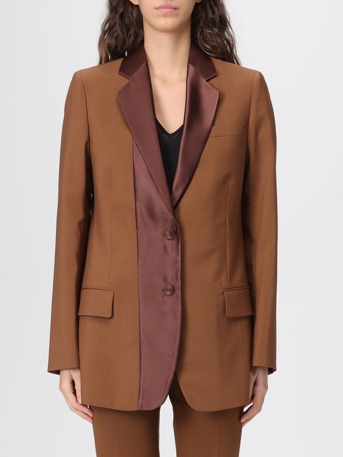 FENDI JACKET: Blazer woman Fendi, Brown - Img 1