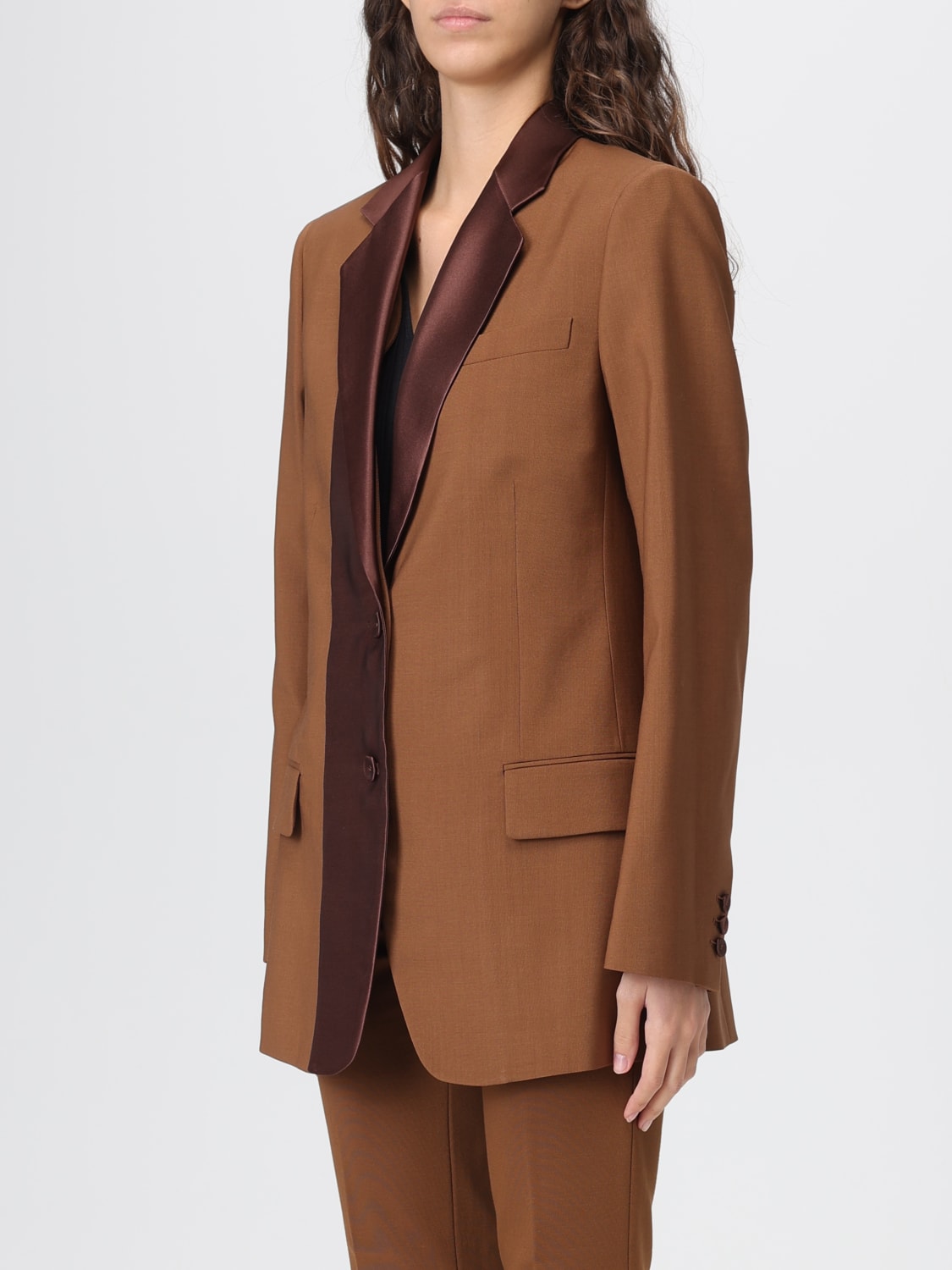FENDI JACKET: Blazer woman Fendi, Brown - Img 4
