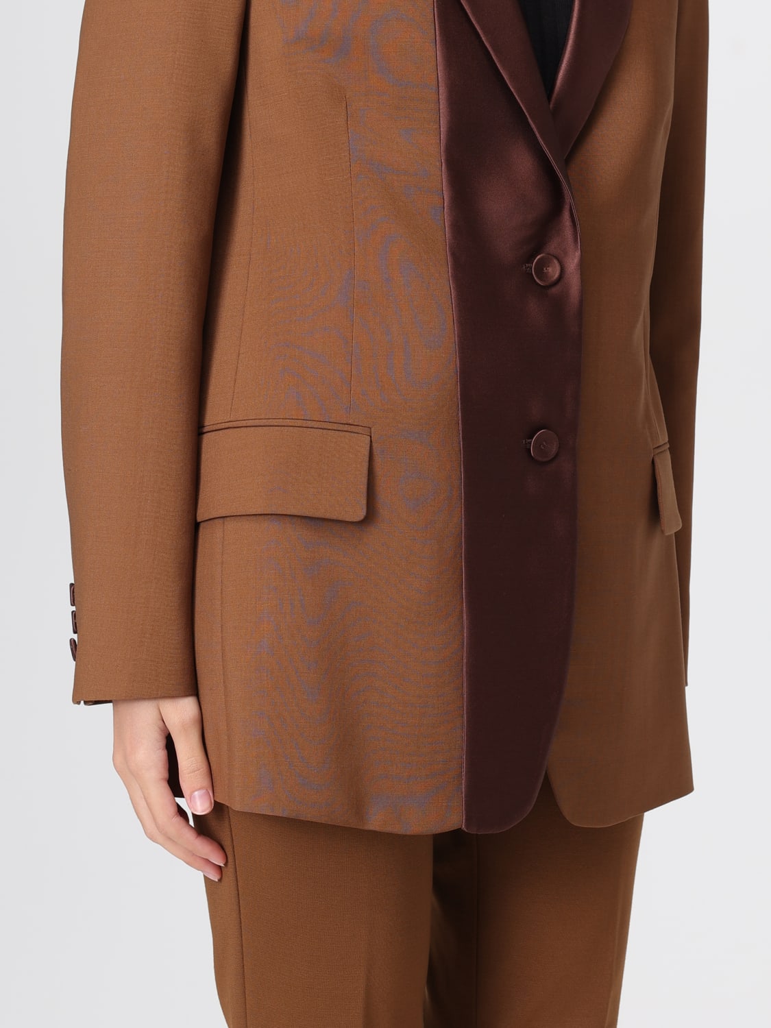 FENDI JACKET: Blazer woman Fendi, Brown - Img 5