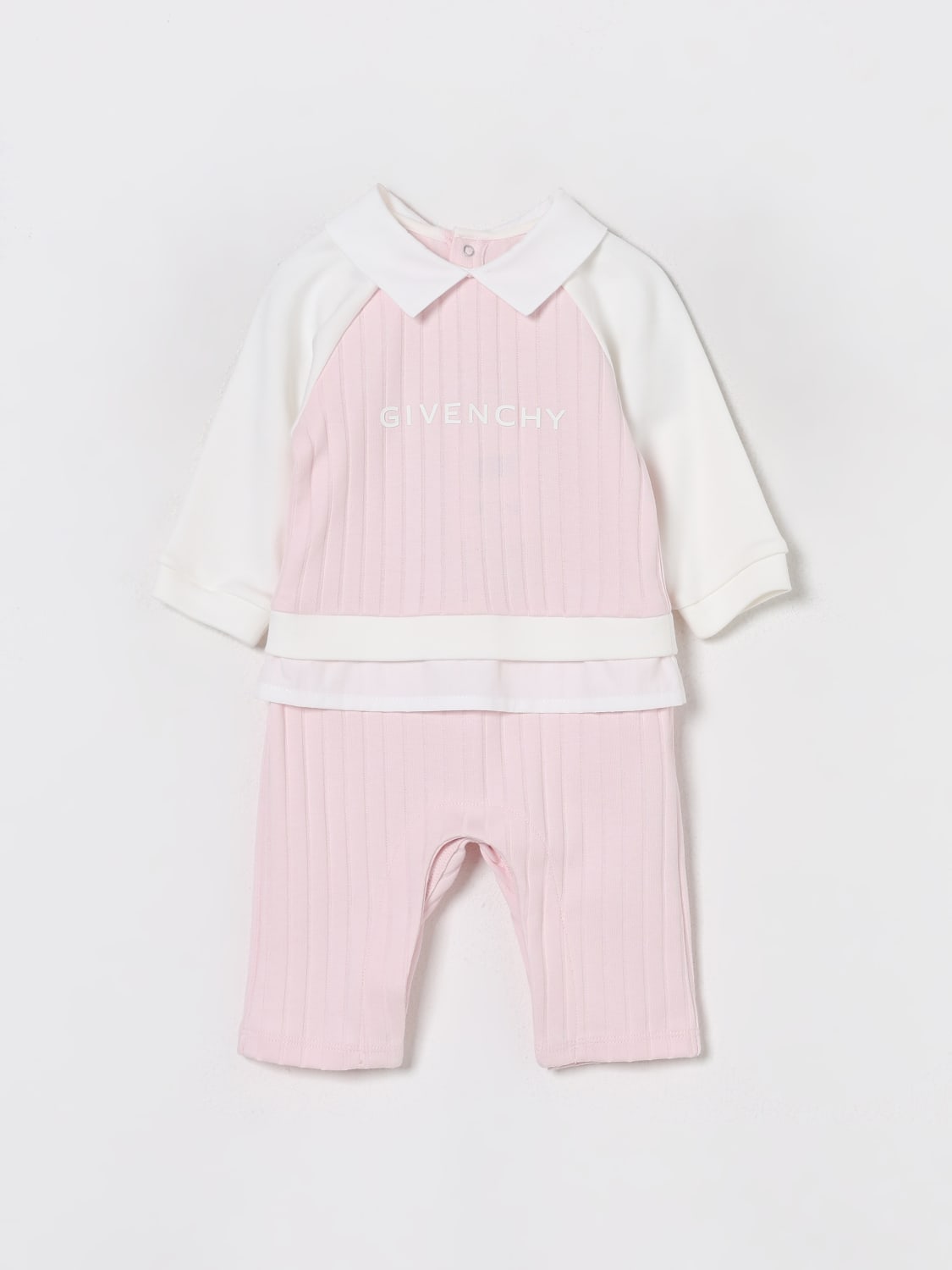 GIVENCHY OVERALL: Overall kinder Givenchy, Pink - Img 1