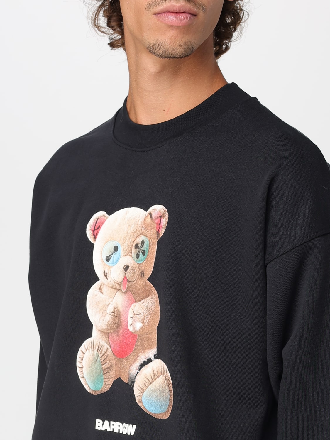 BARROW SWEATSHIRT: Sweater men Barrow, Black - Img 3