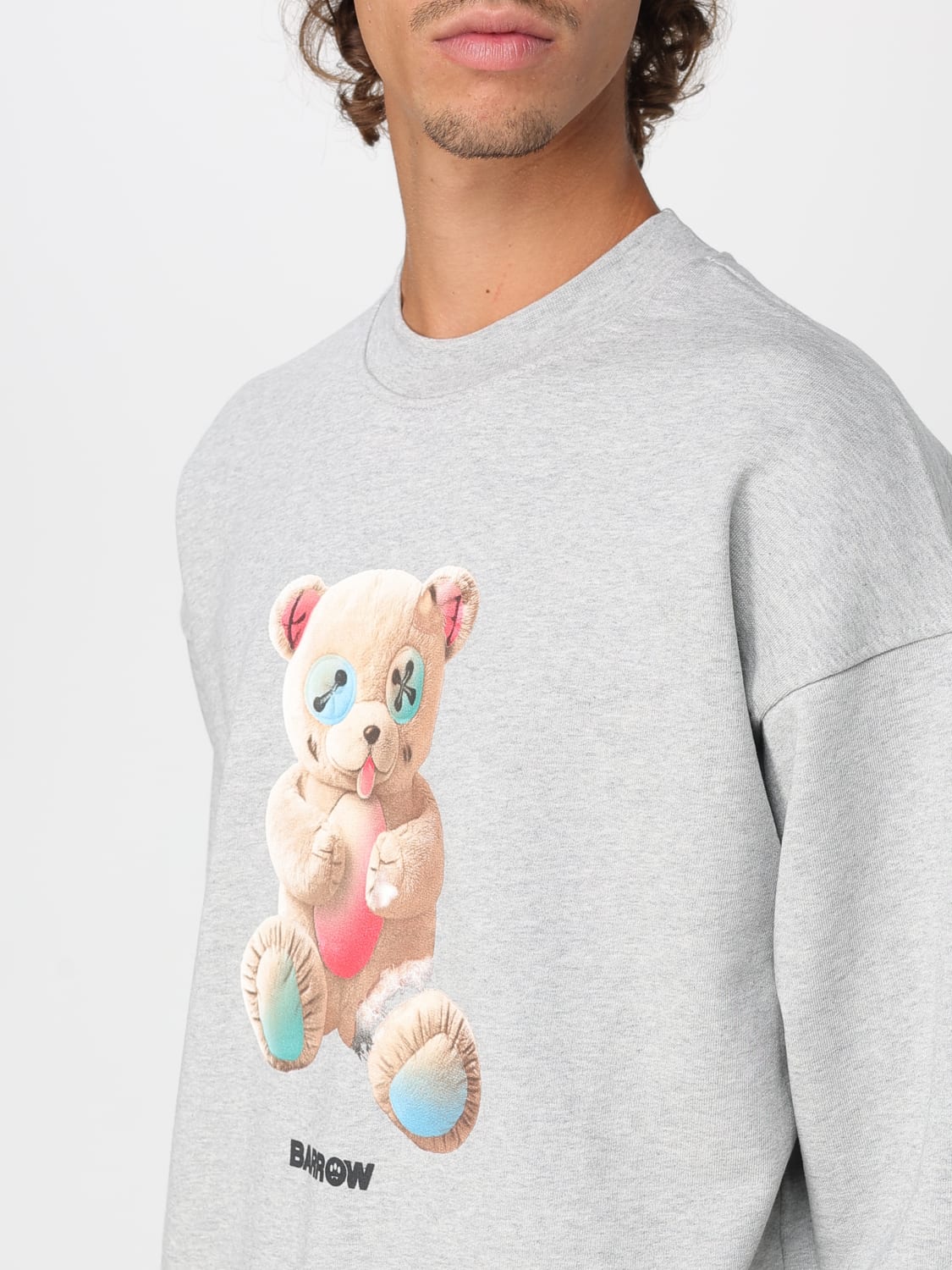 BARROW SWEATSHIRT: Sweater men Barrow, Grey - Img 3