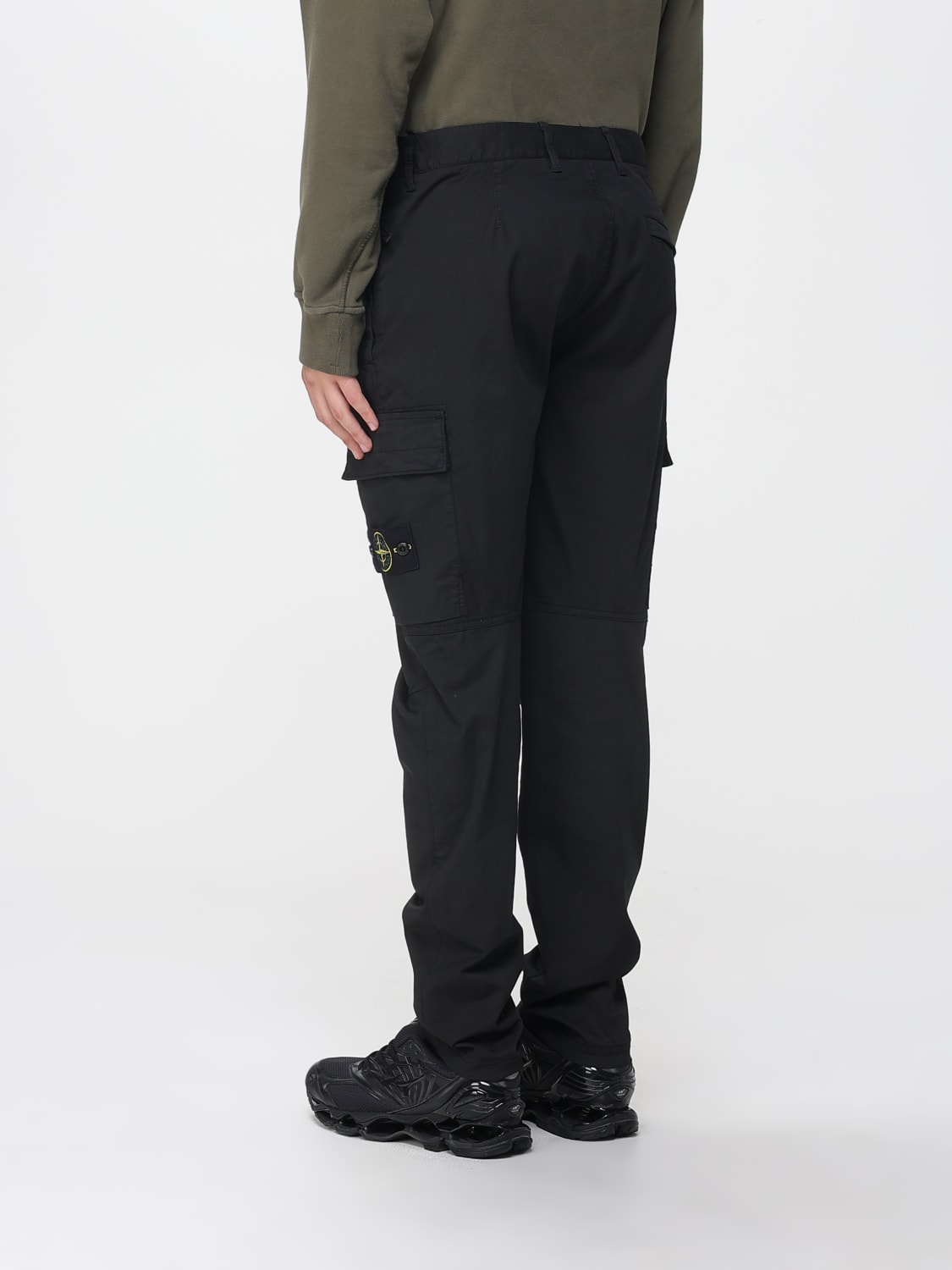 STONE ISLAND PANTS: Pants men Stone Island, Black - Img 3