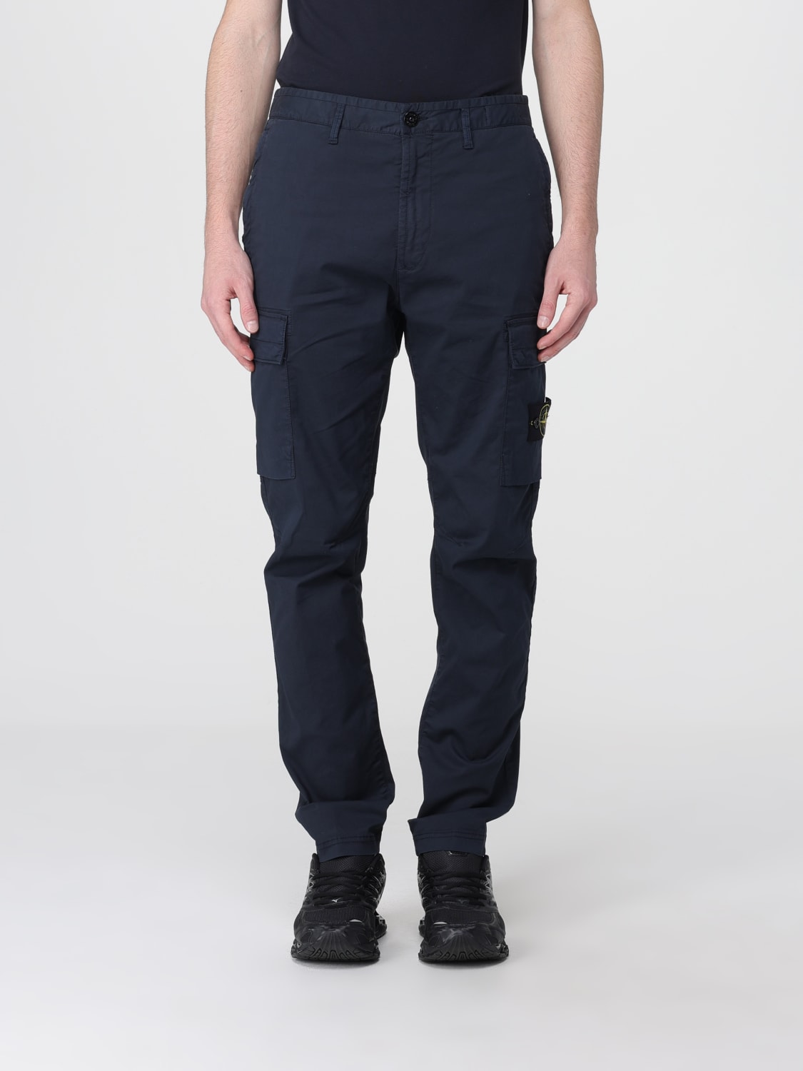 STONE ISLAND PANTS: Pants men Stone Island, Blue - Img 1